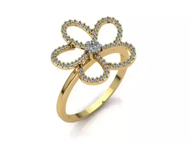 Flower Style Ring