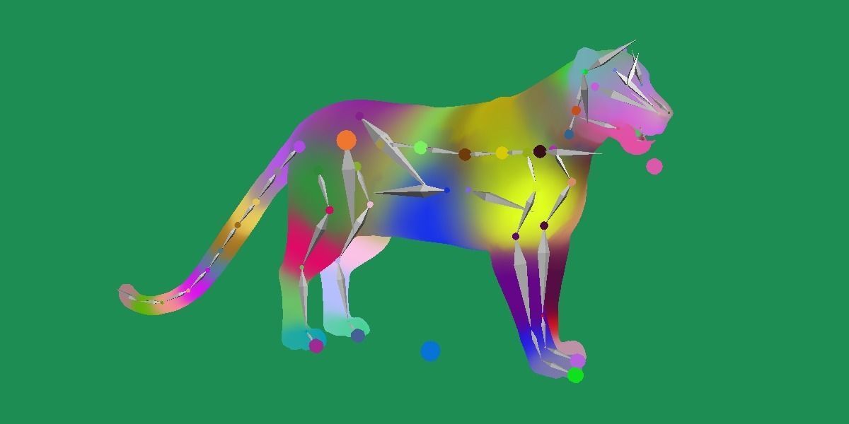 Clouded Leopard Wild Cat 3D model_25