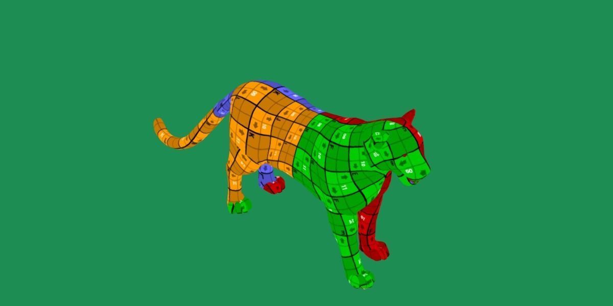 Clouded Leopard Wild Cat 3D model_18