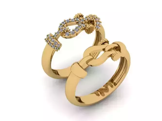 Horseshoe Buckle Ring