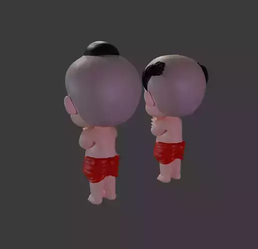 character cute children thailand