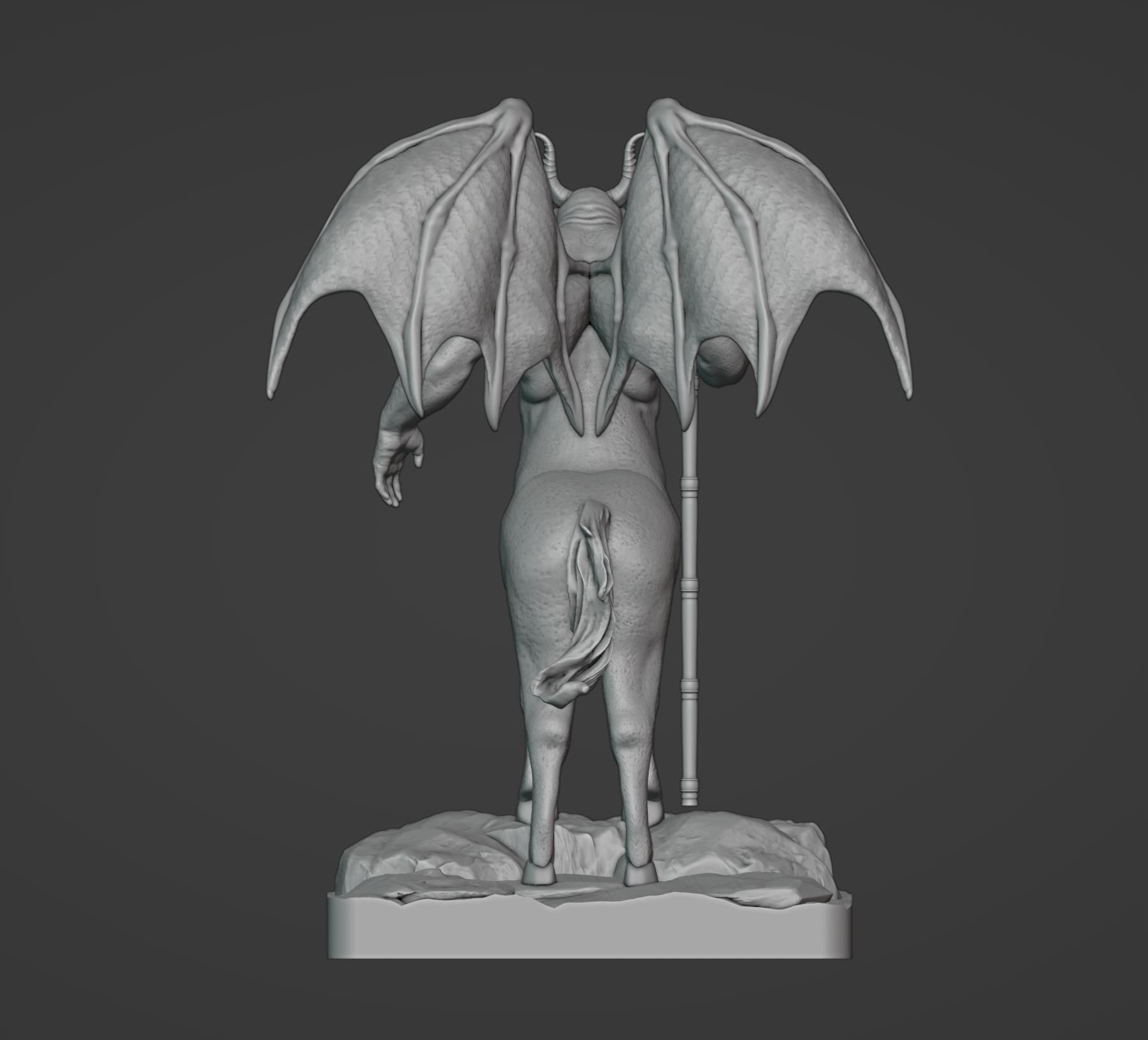 Gorilla Centaur Demon 3D print model_5