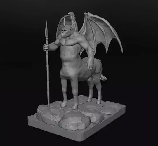 Gorilla Centaur Demon 3D print model