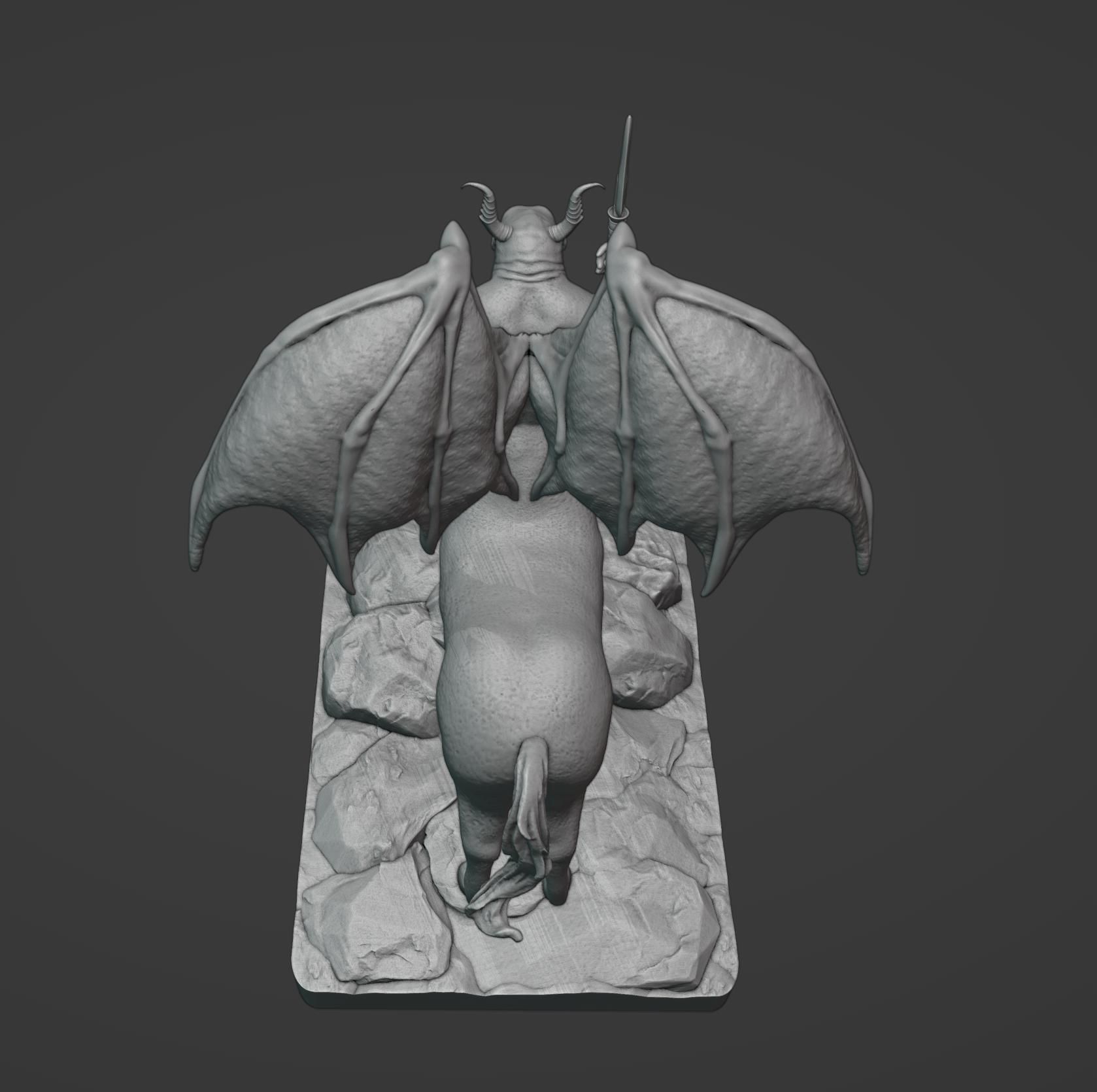 Gorilla Centaur Demon 3D print model_11