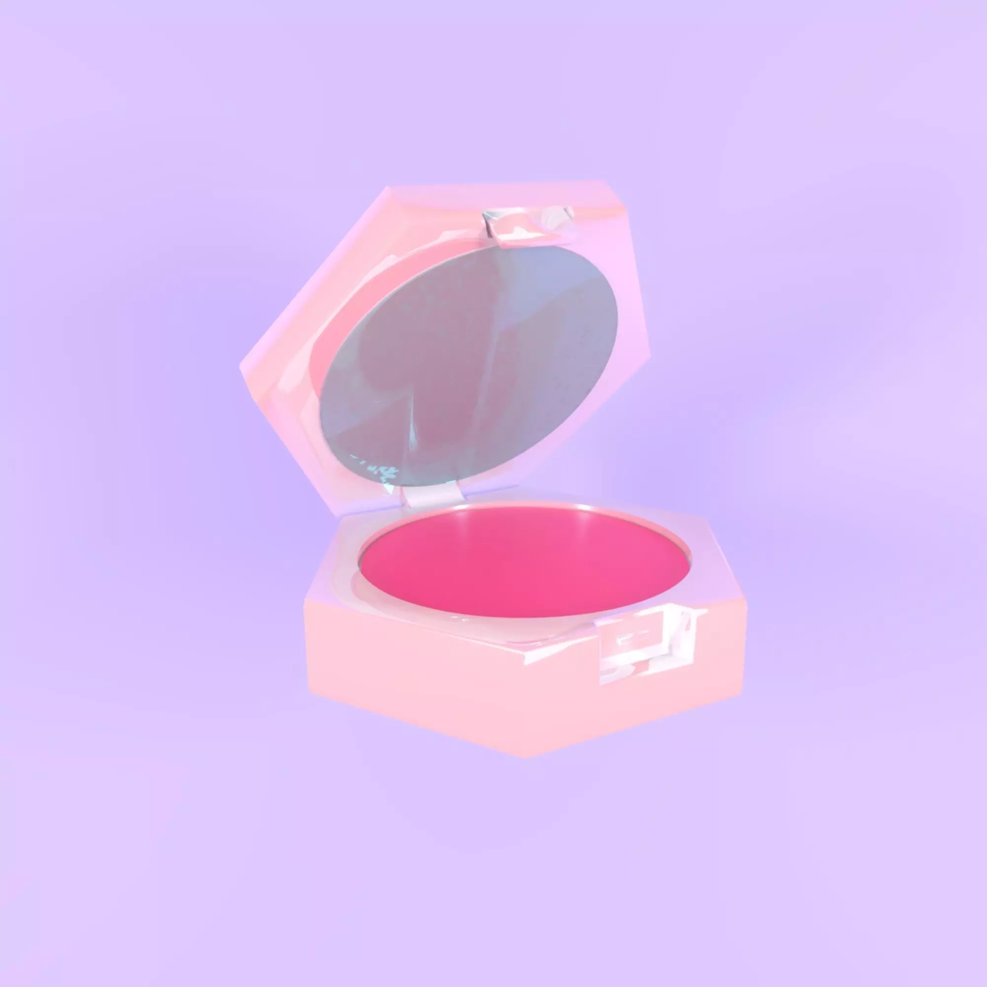 Blush Icon 3D model_0