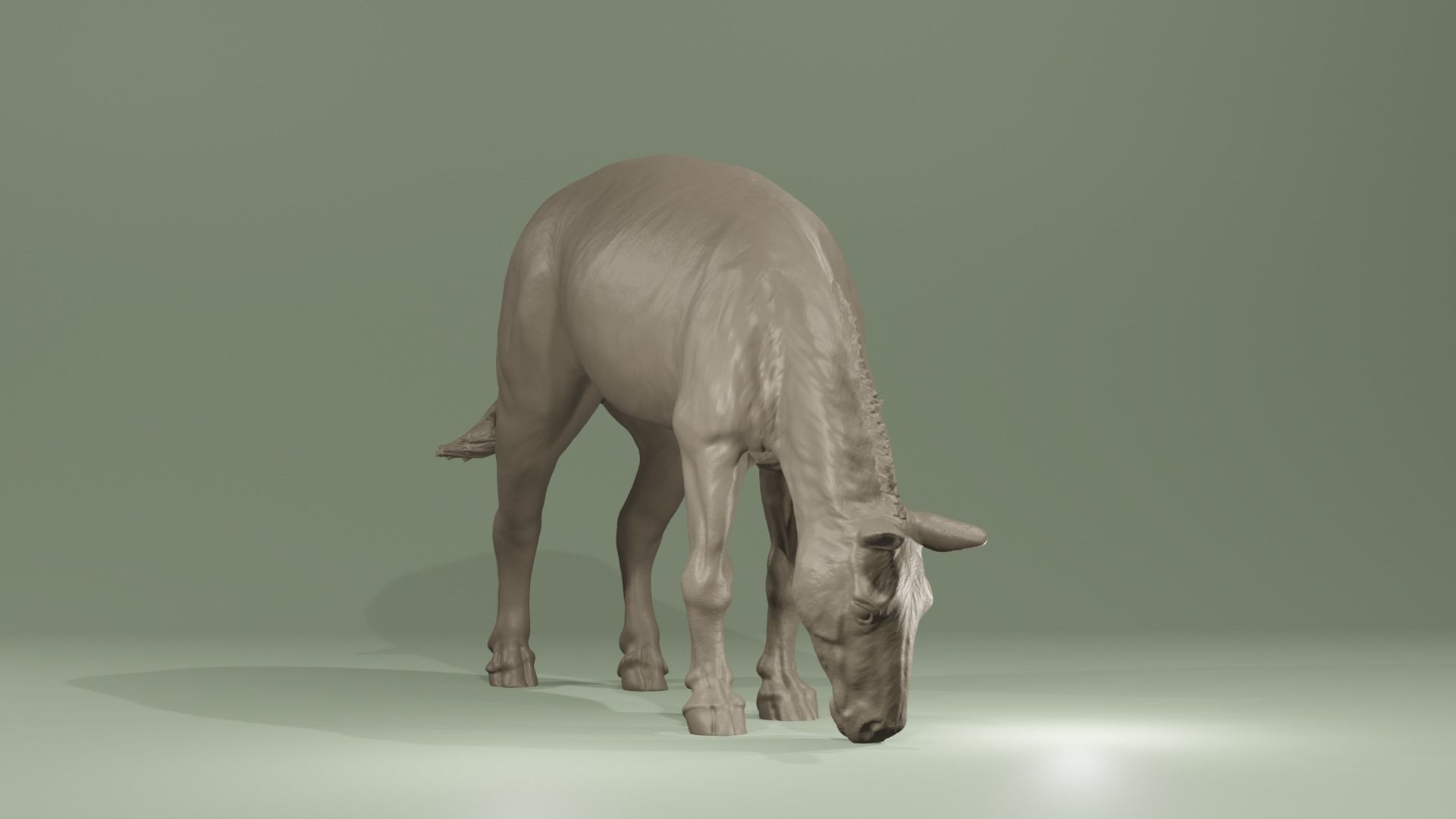 Urpferd Hyracotherium Eohippus prehistoric horse equine extinct 3D print model_2