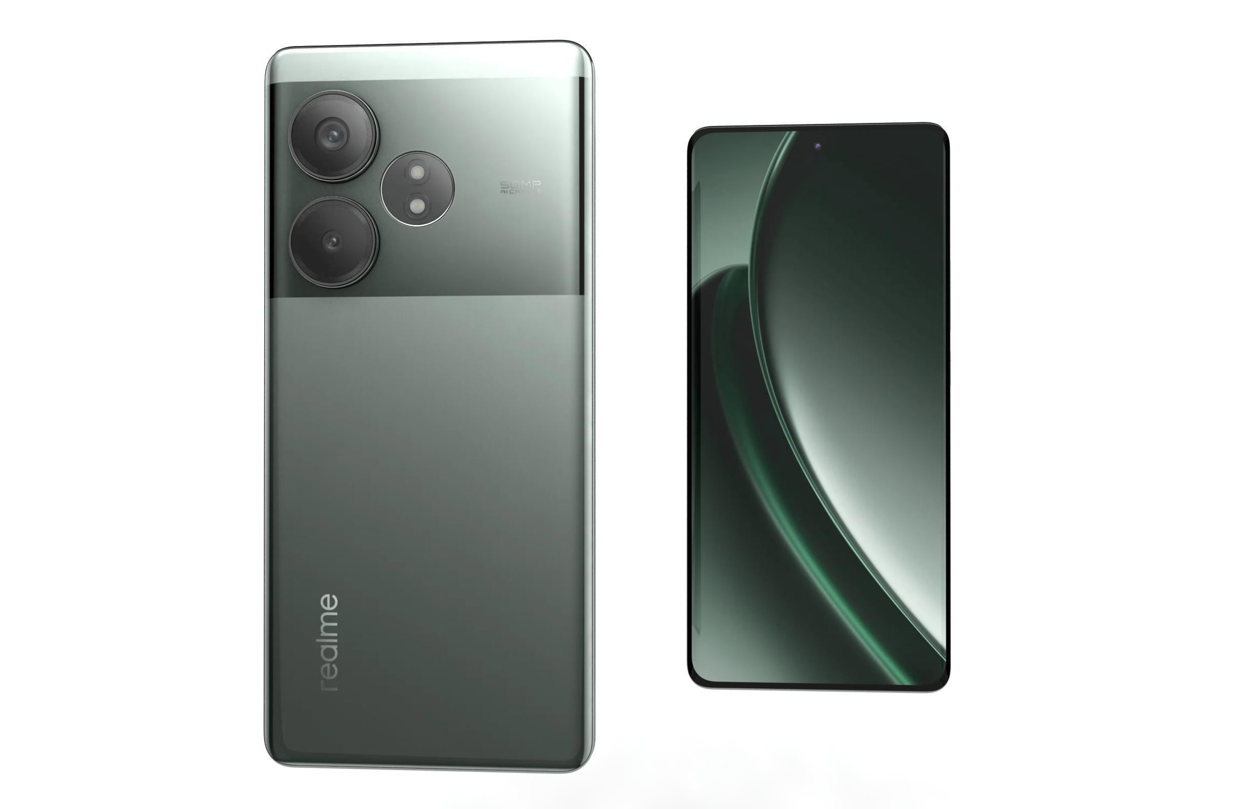 Realme GT Neo6 Green 3D model_4