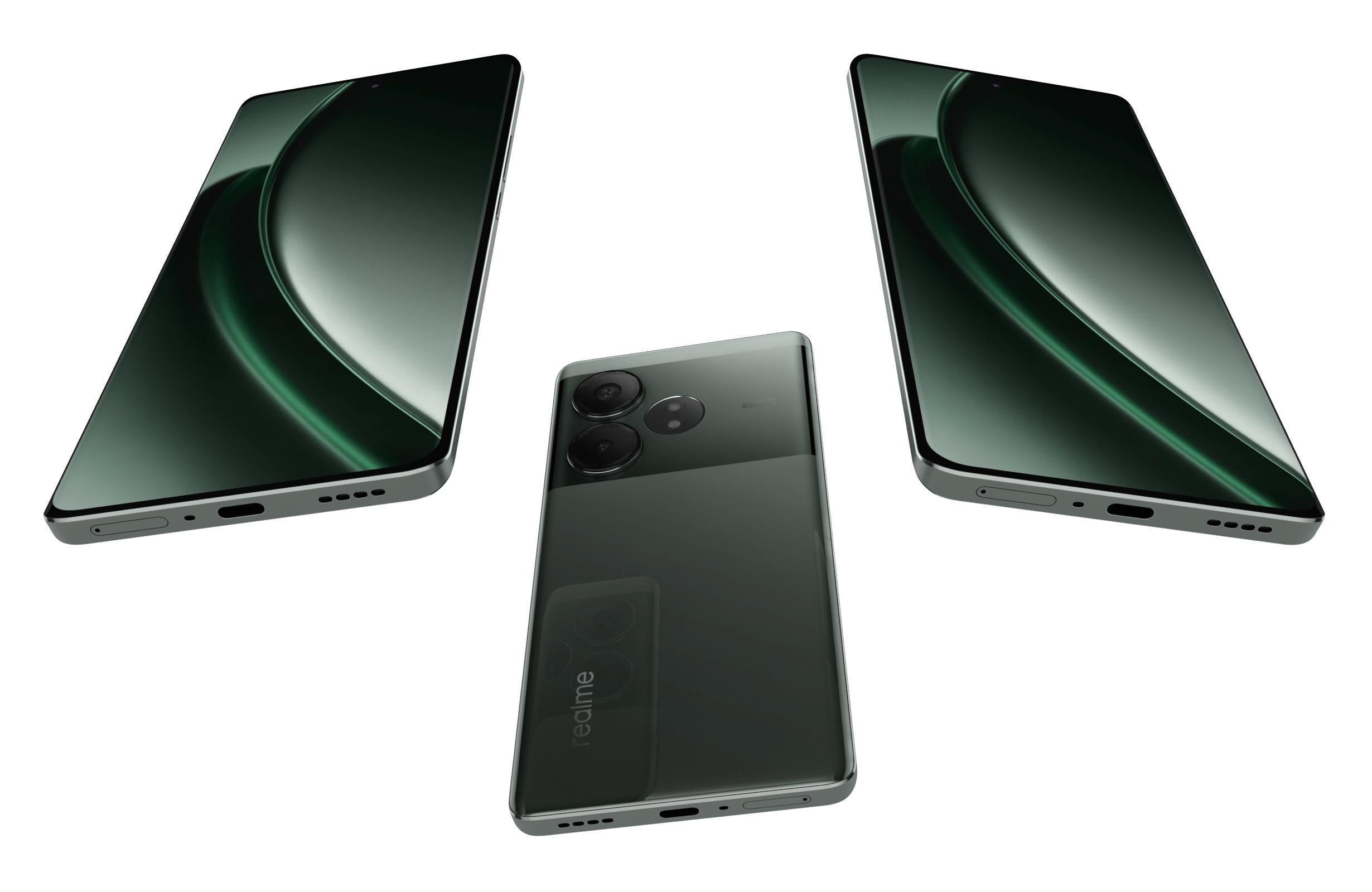 Realme GT Neo6 Green 3D model_2