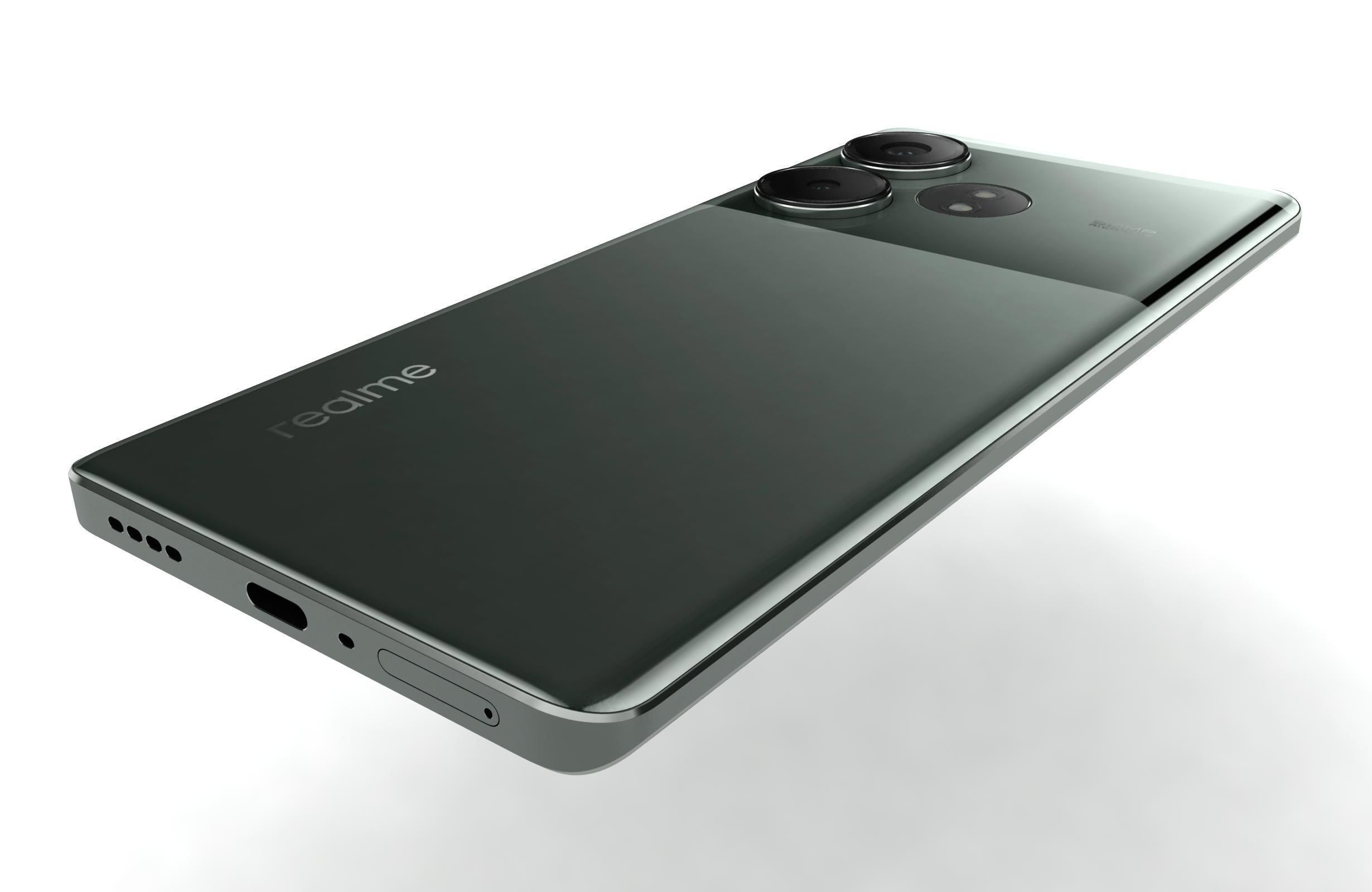 Realme GT Neo6 Green 3D model_14