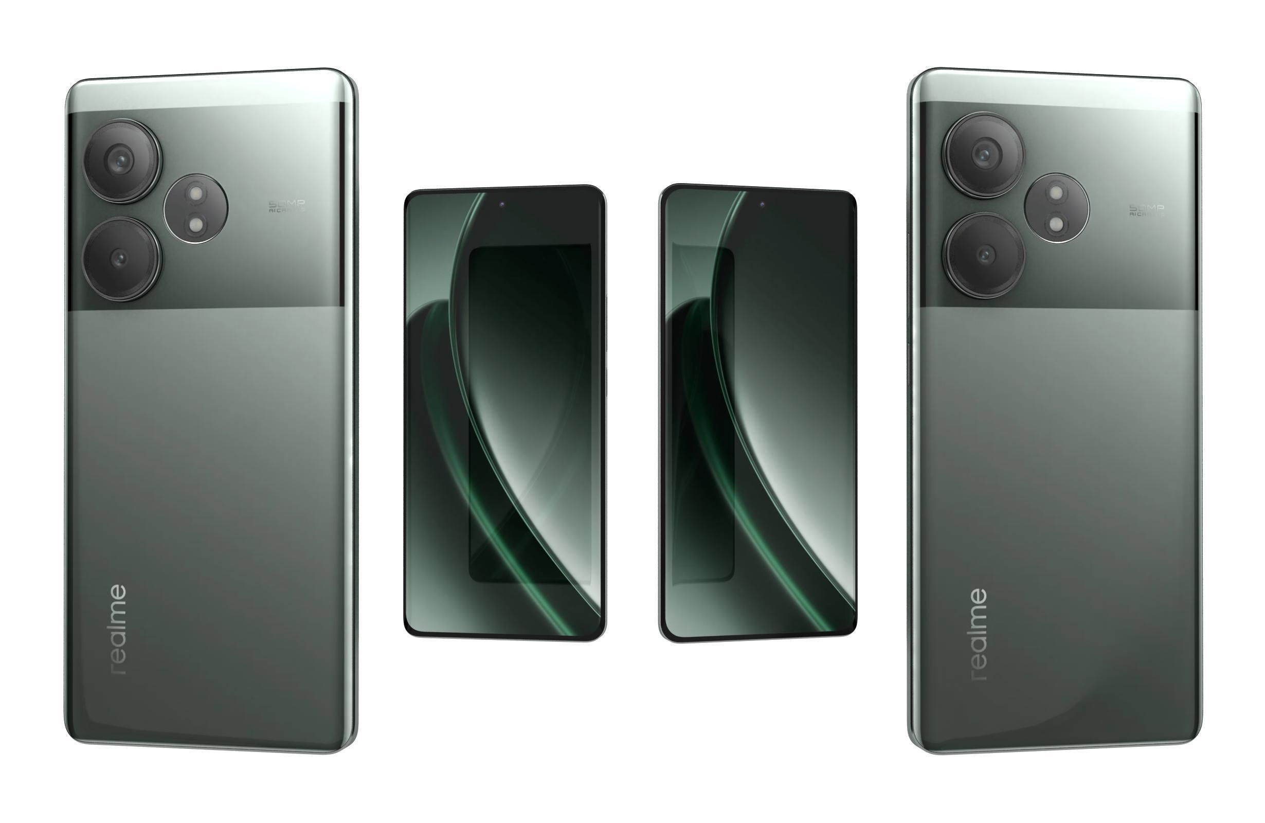 Realme GT Neo6 Green 3D model_3