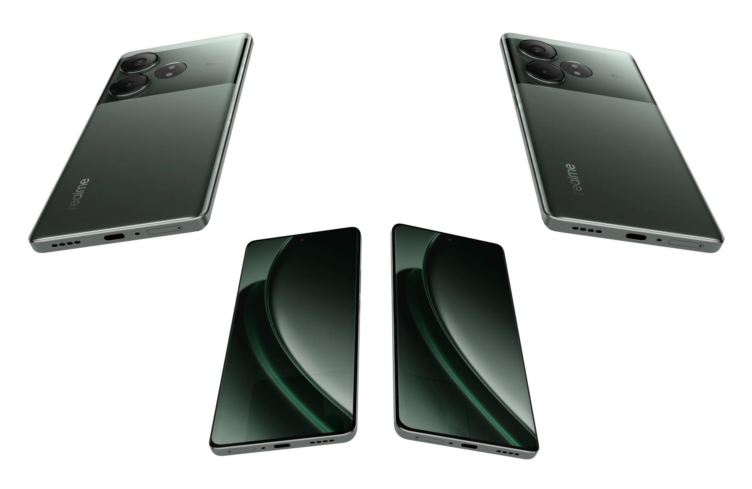 Realme GT Neo6 Green 3D model_6