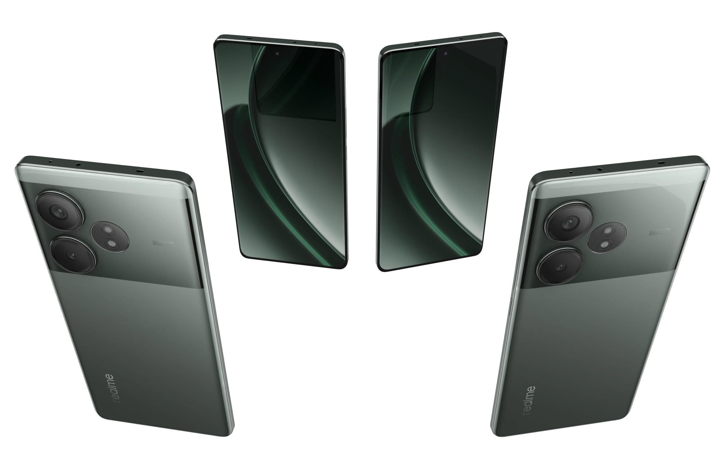 Realme GT Neo6 Green 3D model_7