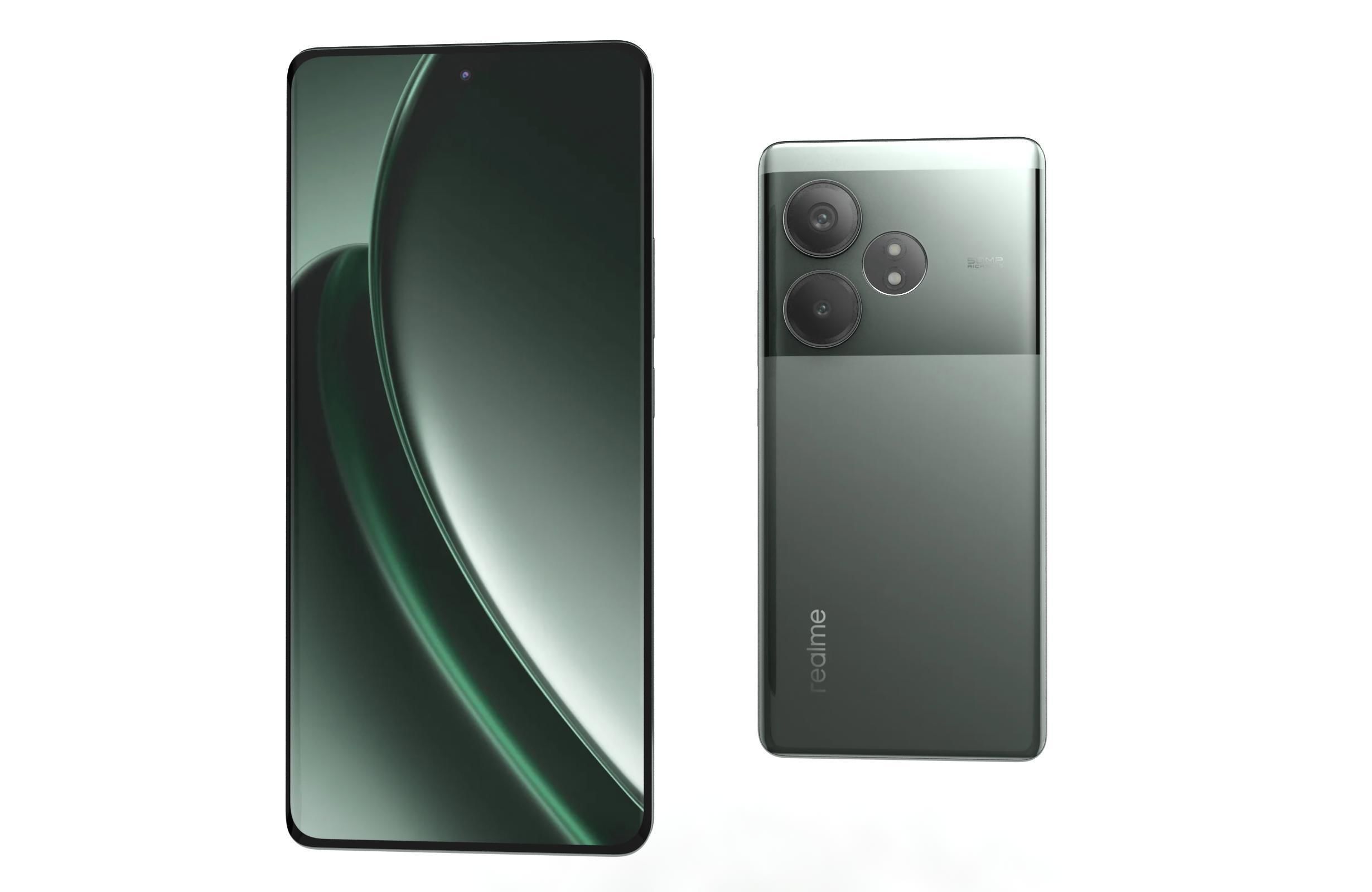 Realme GT Neo6 Green 3D model_5