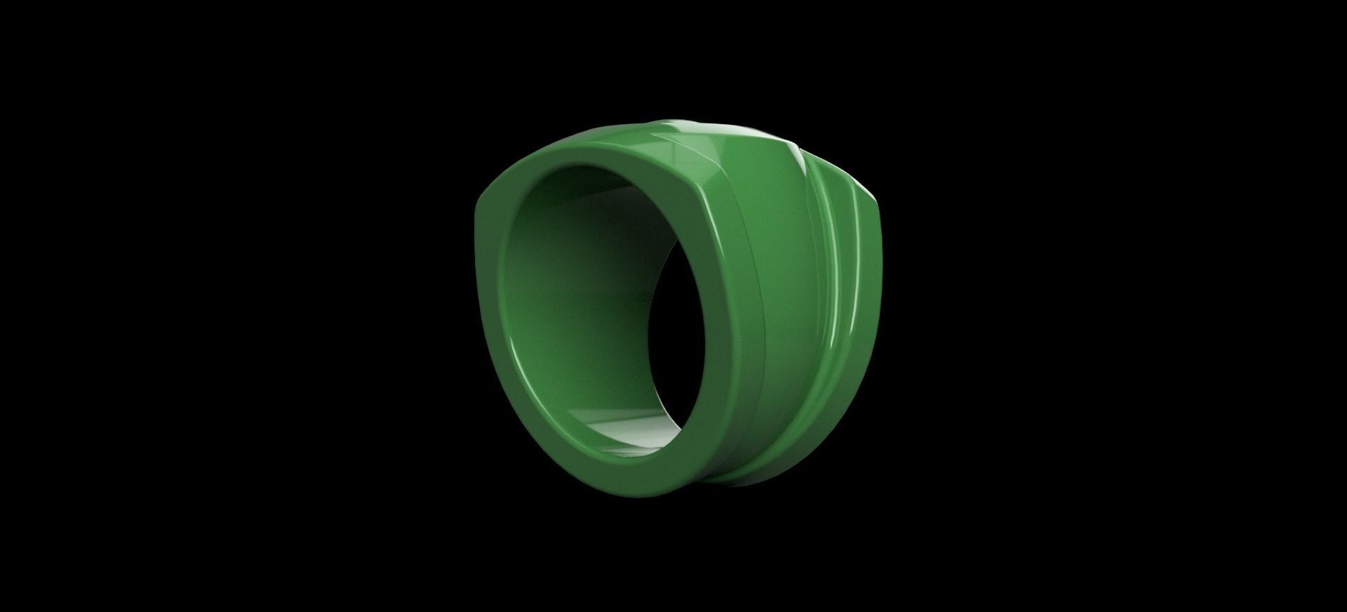 Green Lantern Custom - Ring 3D print model_6