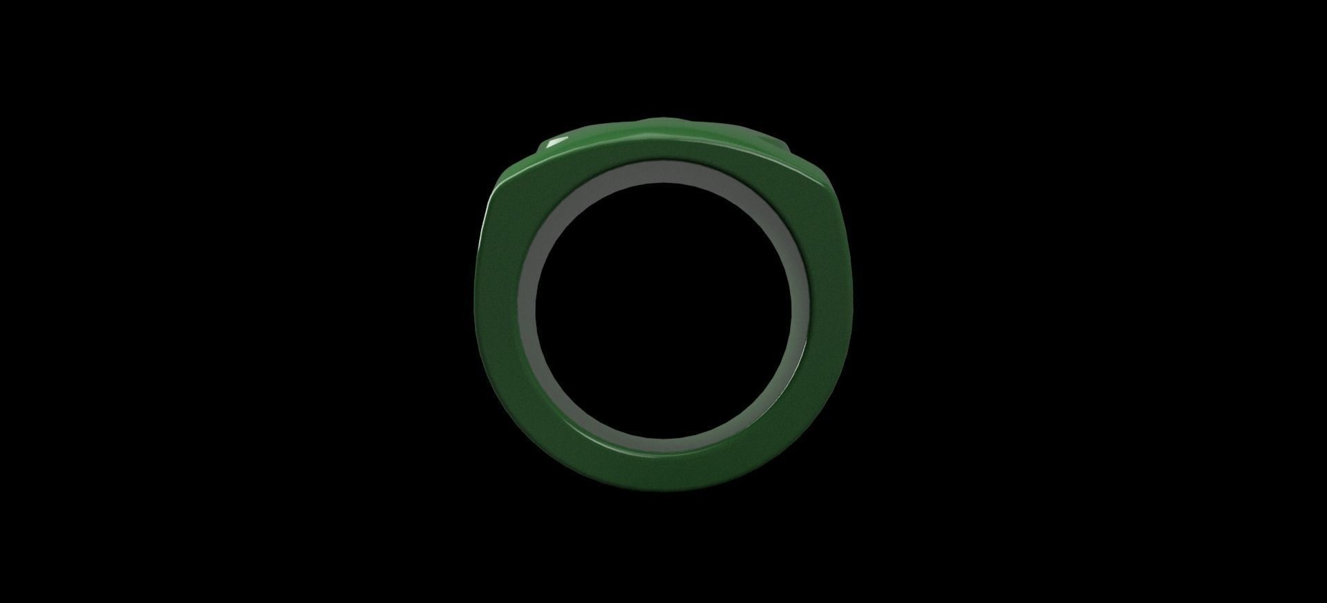 Green Lantern Custom - Ring 3D print model_9