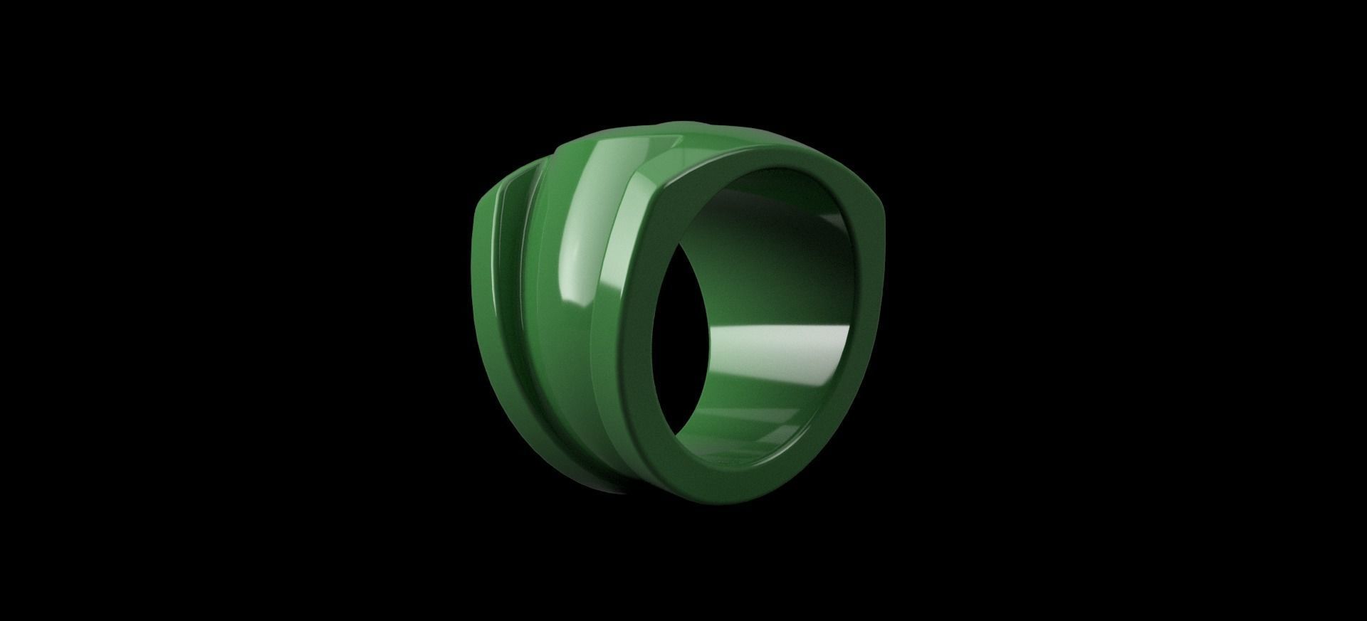 Green Lantern Custom - Ring 3D print model_8