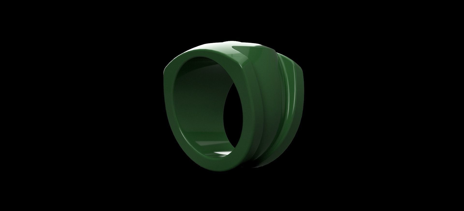 Green Lantern Custom - Ring 3D print model_4