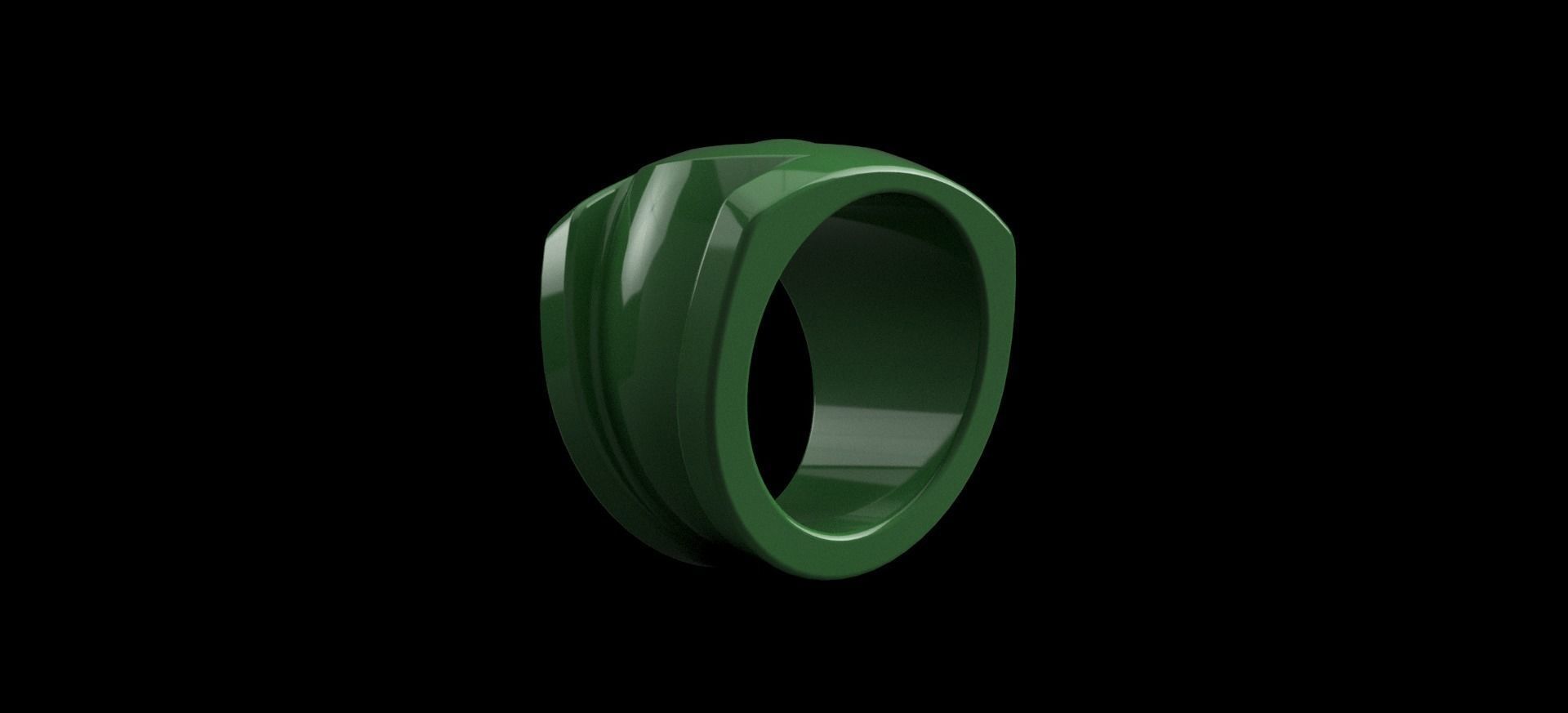 Green Lantern Custom - Ring 3D print model_11