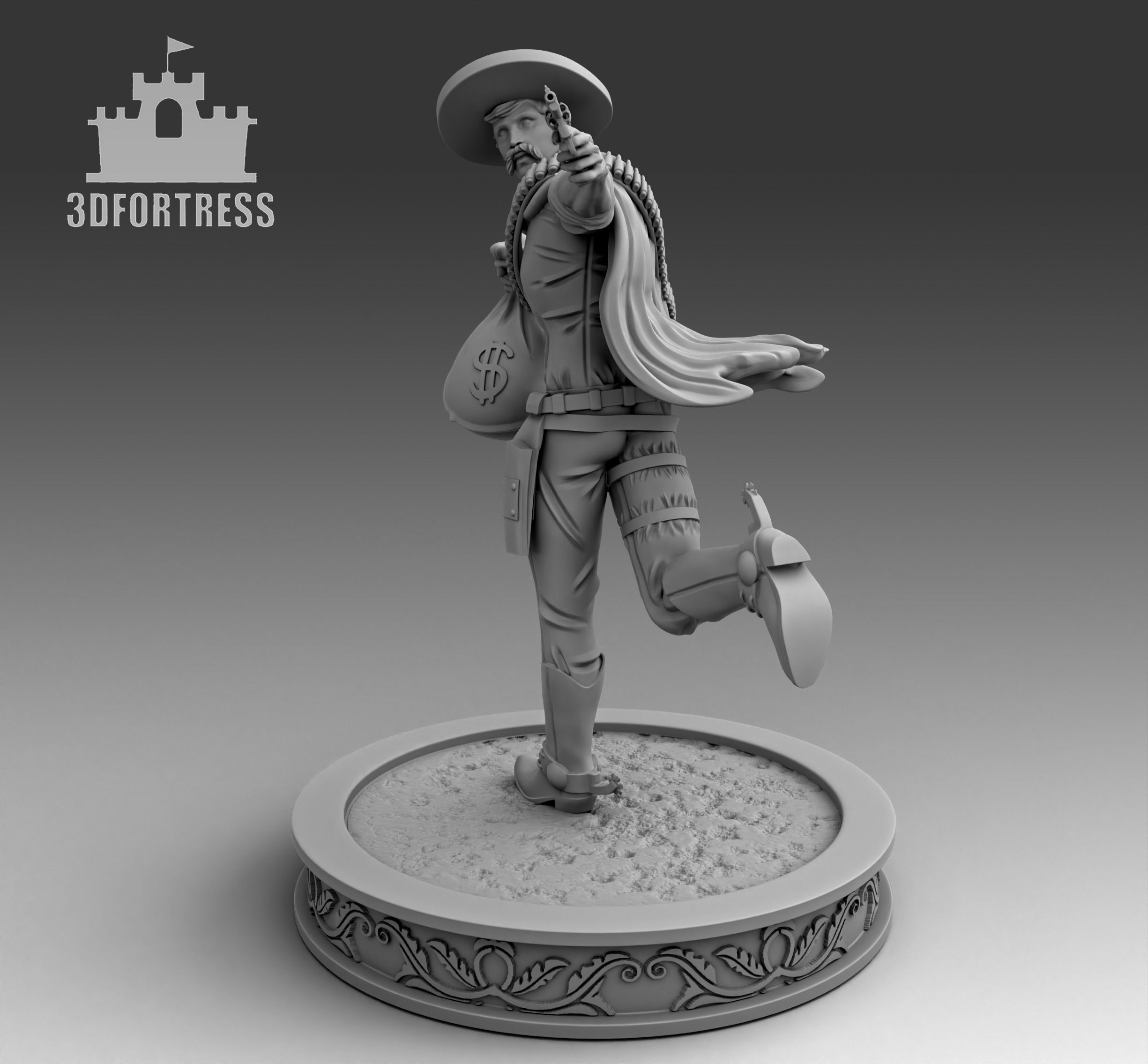 Cowboy 3D print model_1