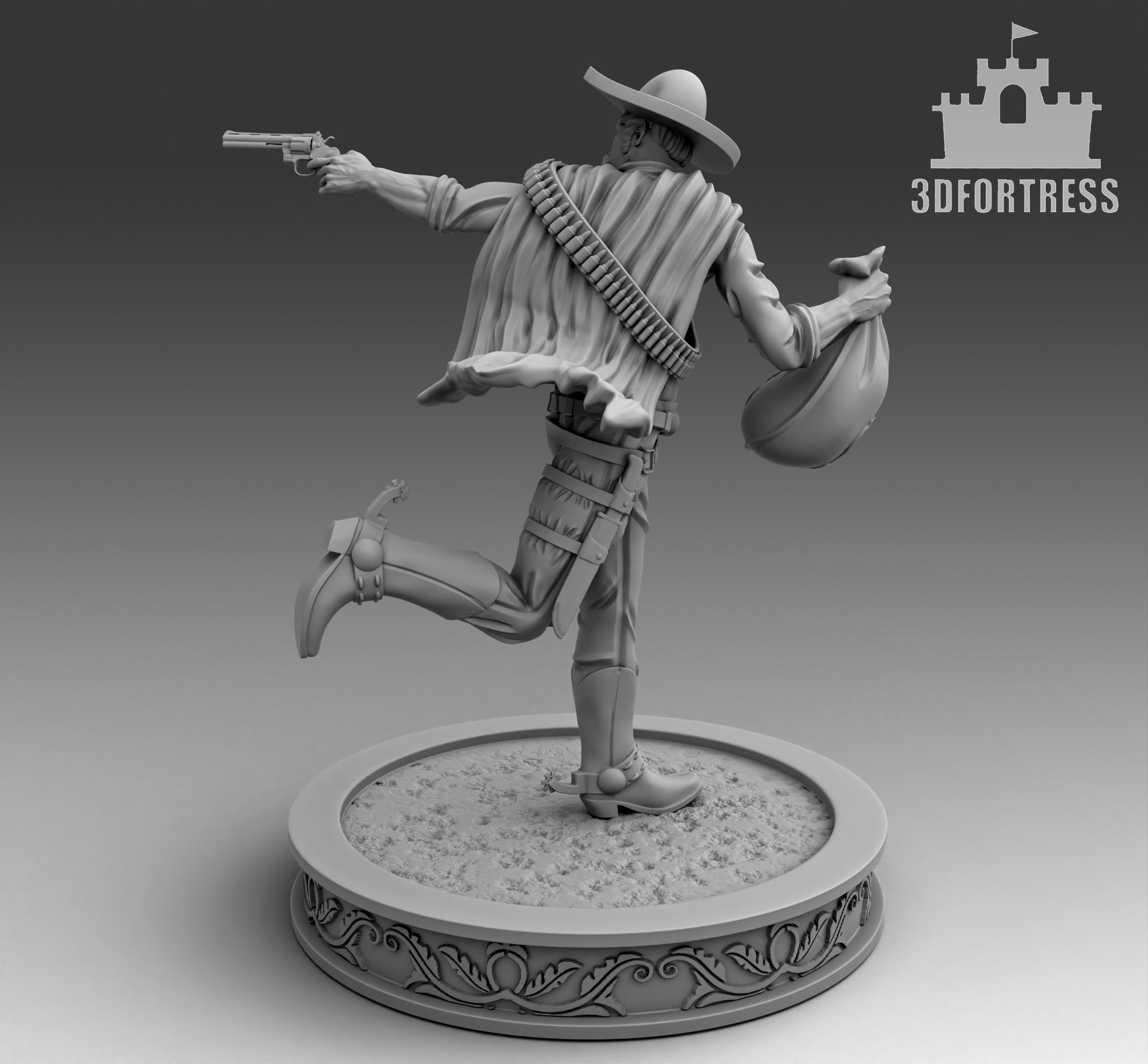 Cowboy 3D print model_2