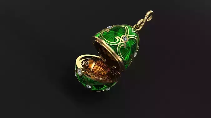Egg Pendant  3D print model