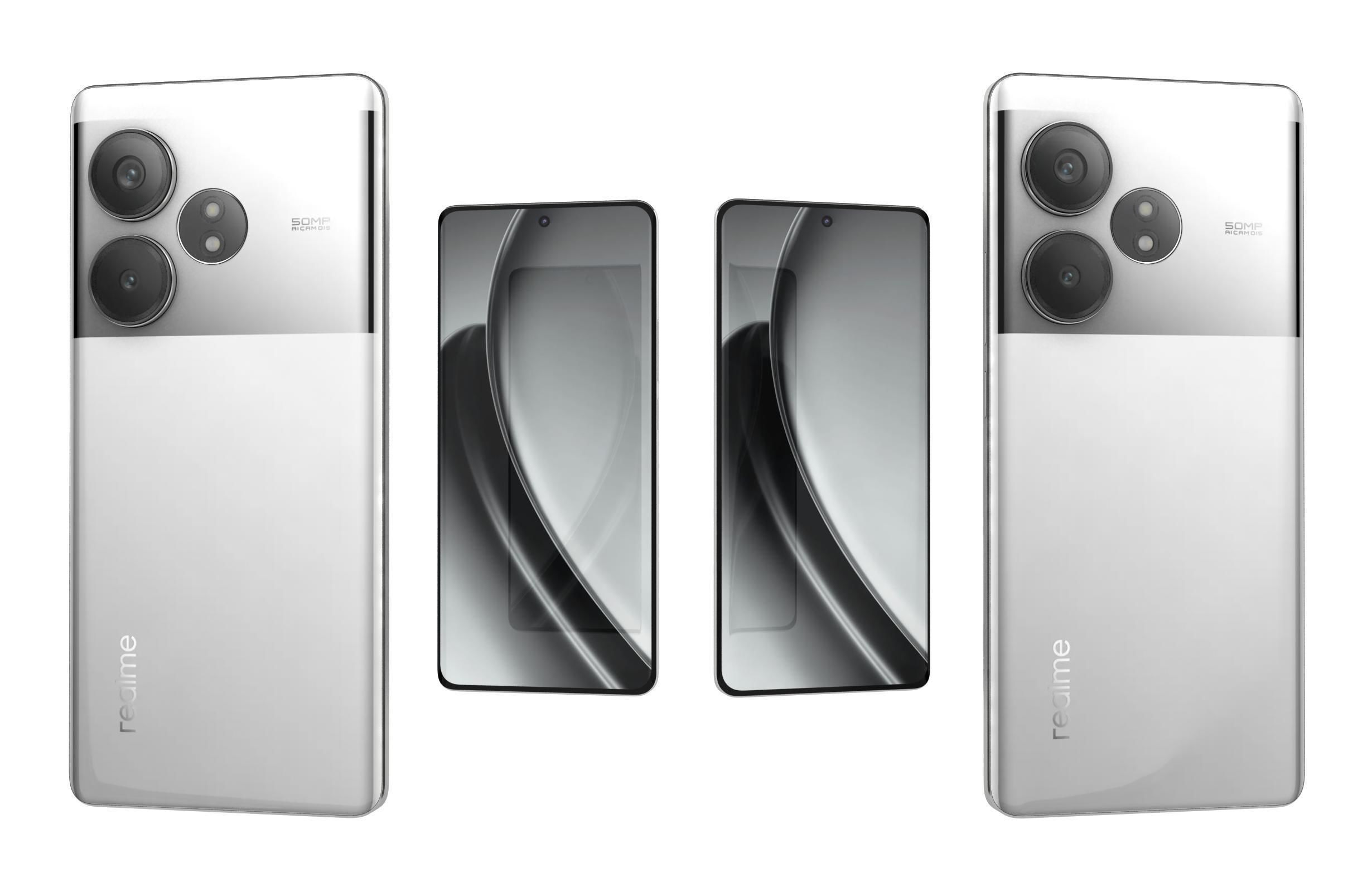 Realme GT Neo6 White 3D model_3