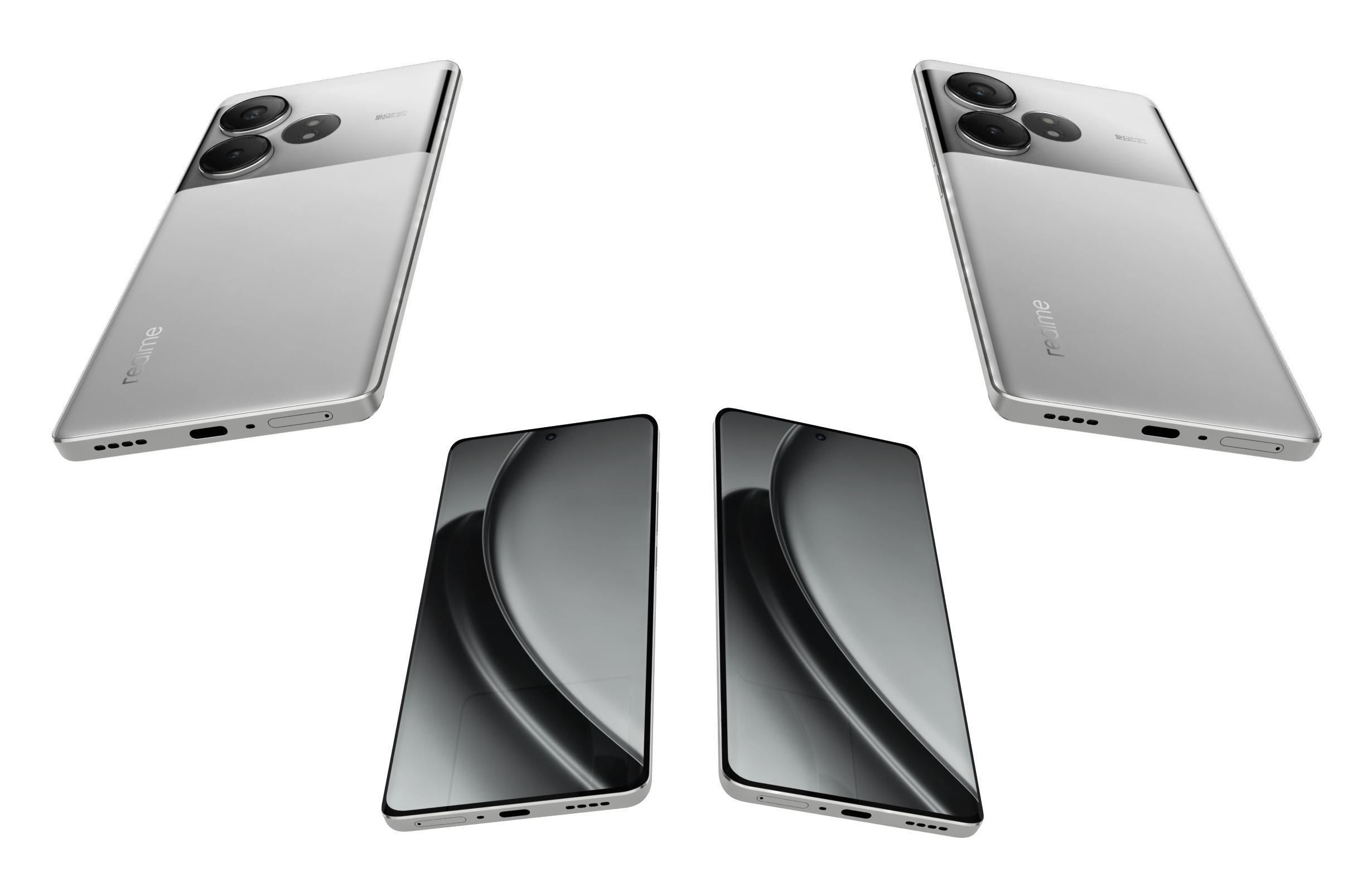 Realme GT Neo6 White 3D model_5