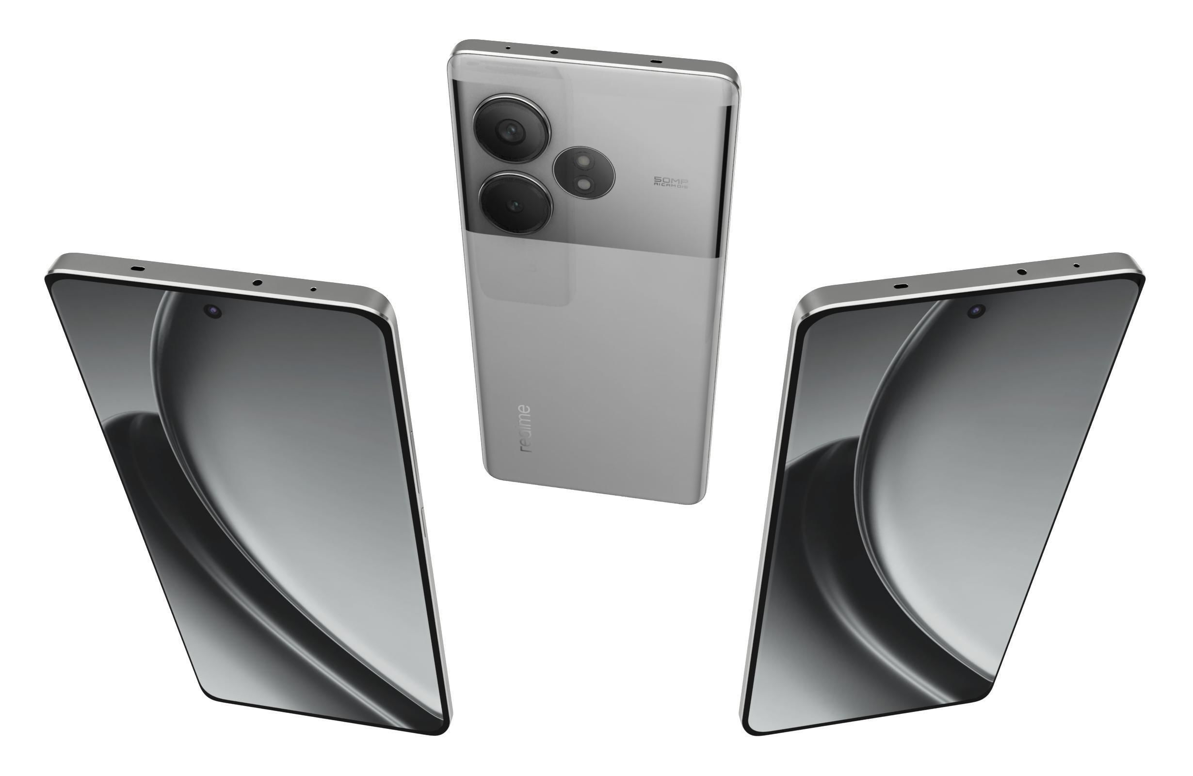 Realme GT Neo6 White 3D model_1