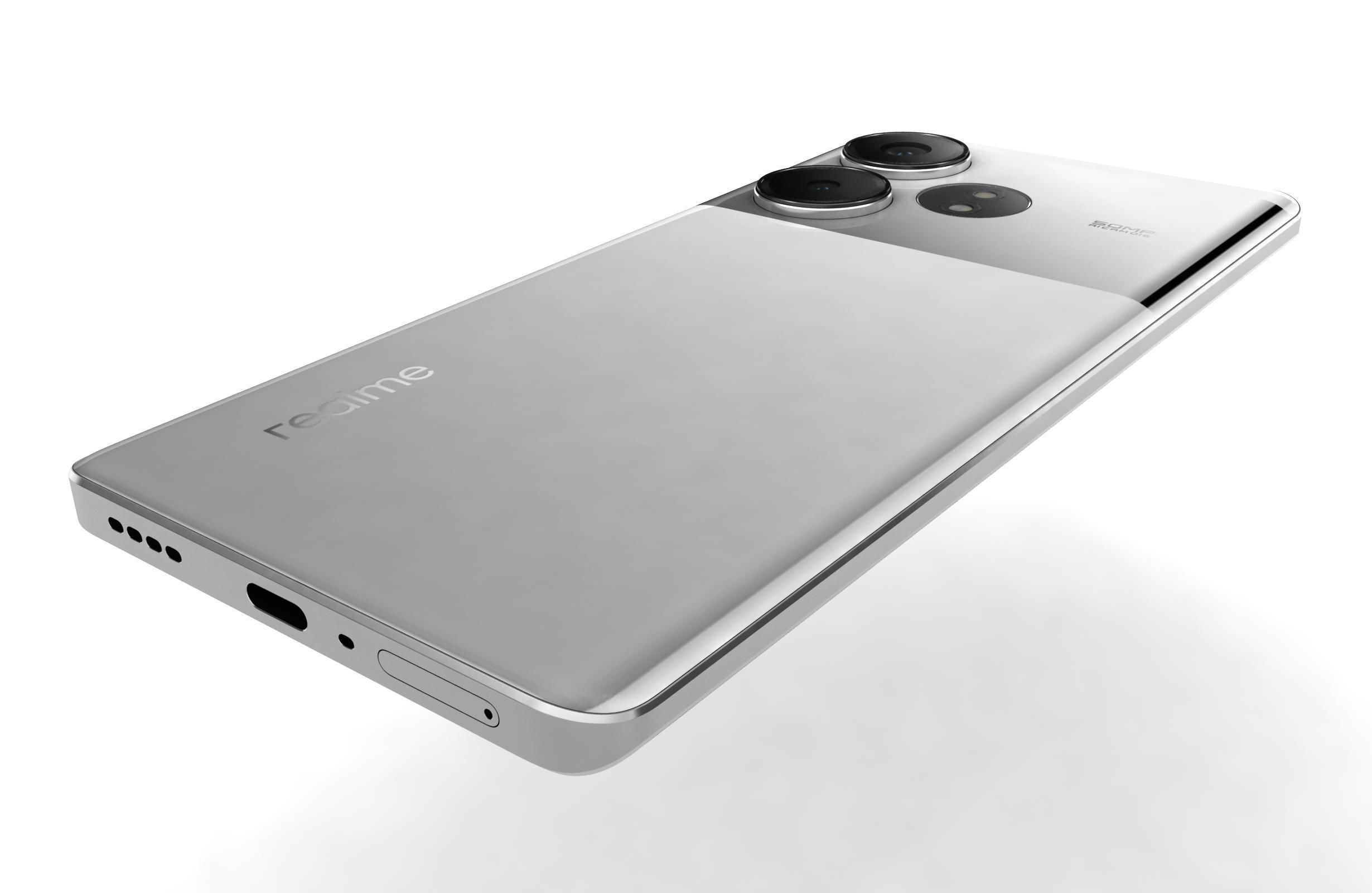 Realme GT Neo6 White 3D model_14