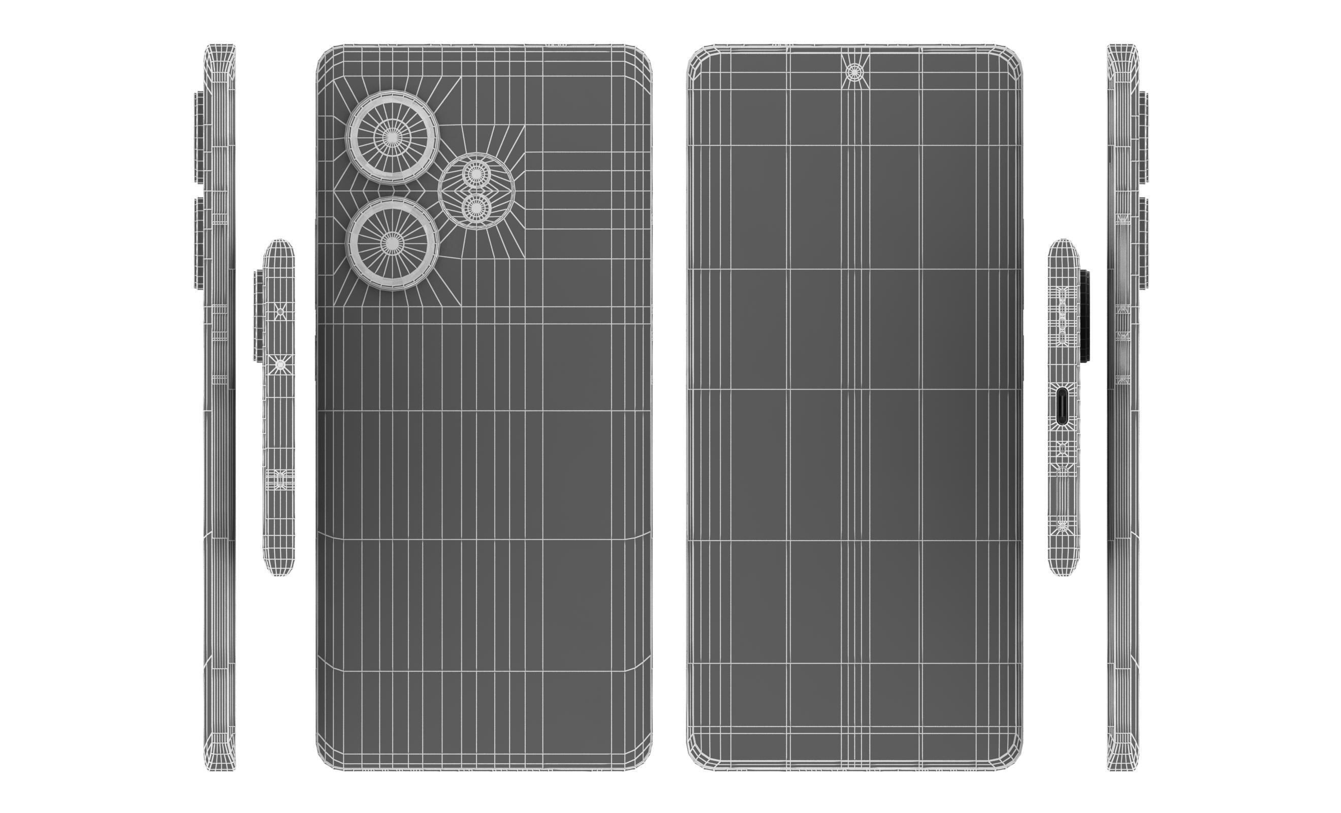 Realme GT Neo6 White 3D model_16