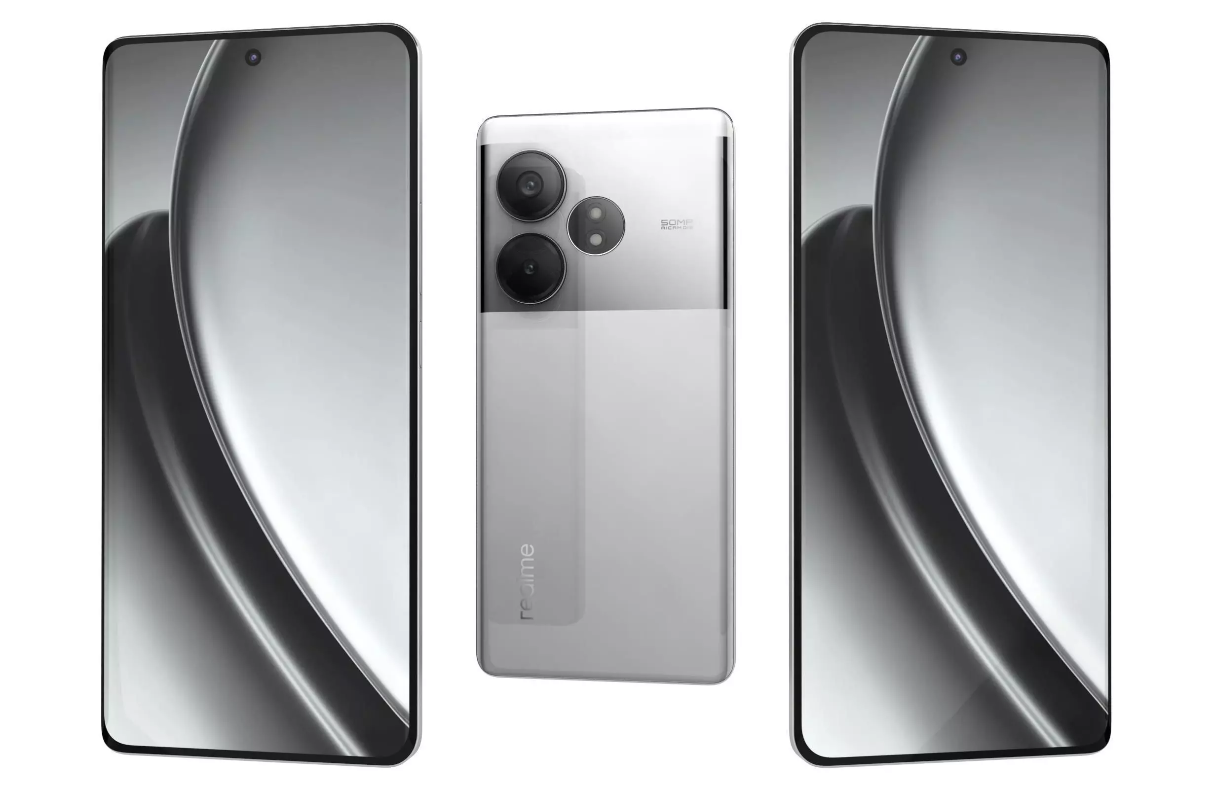 Realme GT Neo6 White 3D model_0