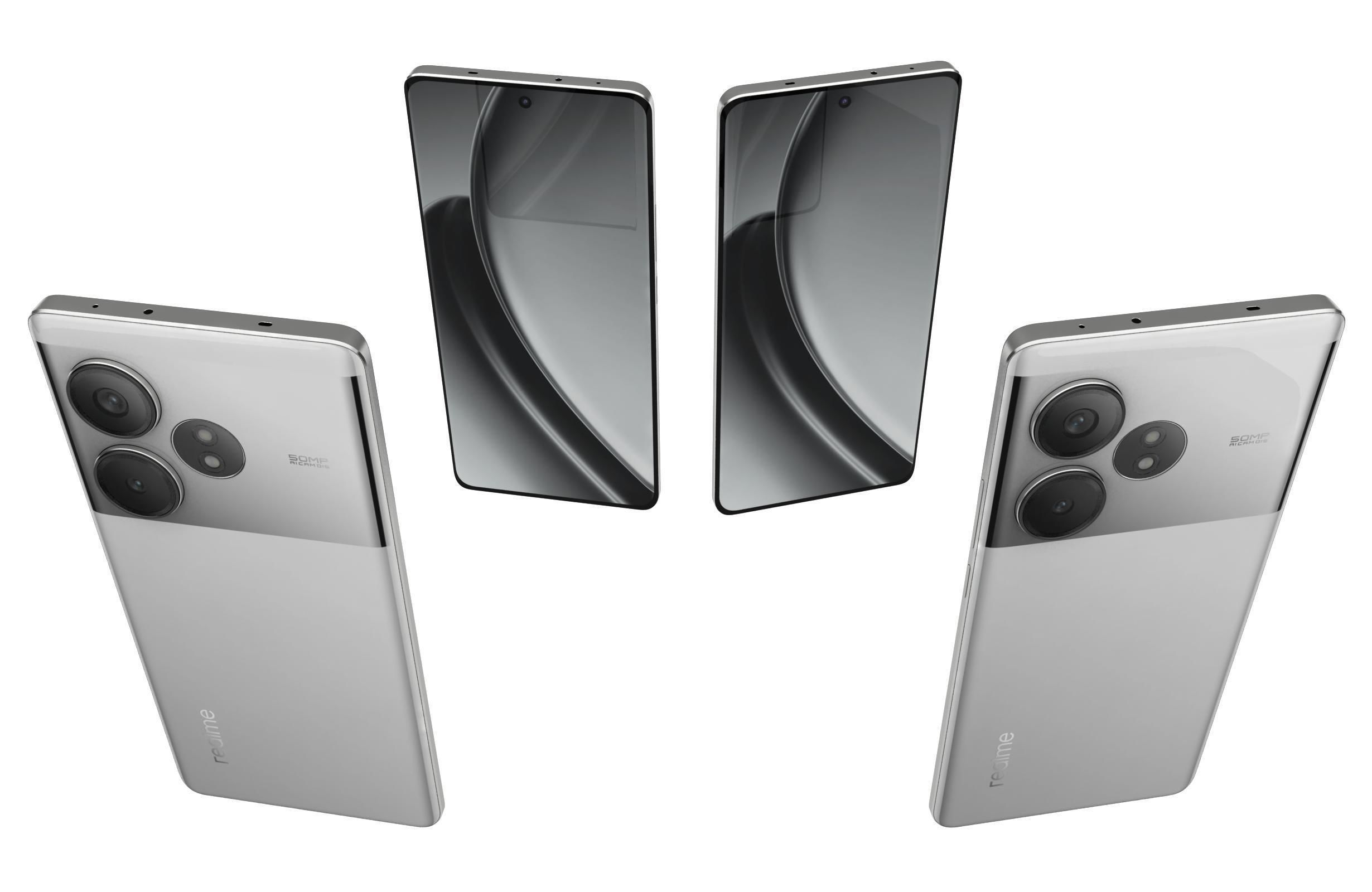 Realme GT Neo6 White 3D model_4