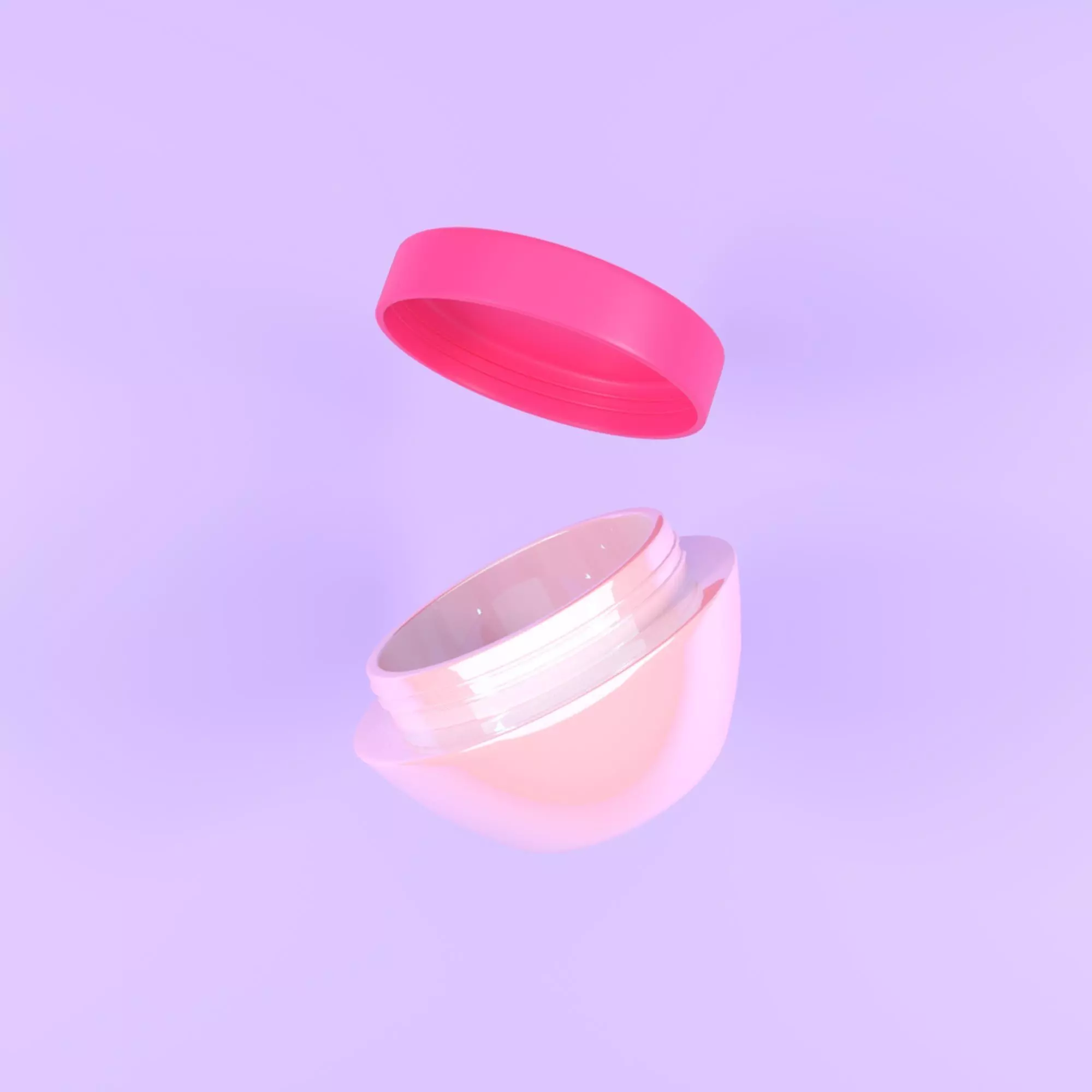 Night Cream Icon 3D model_0