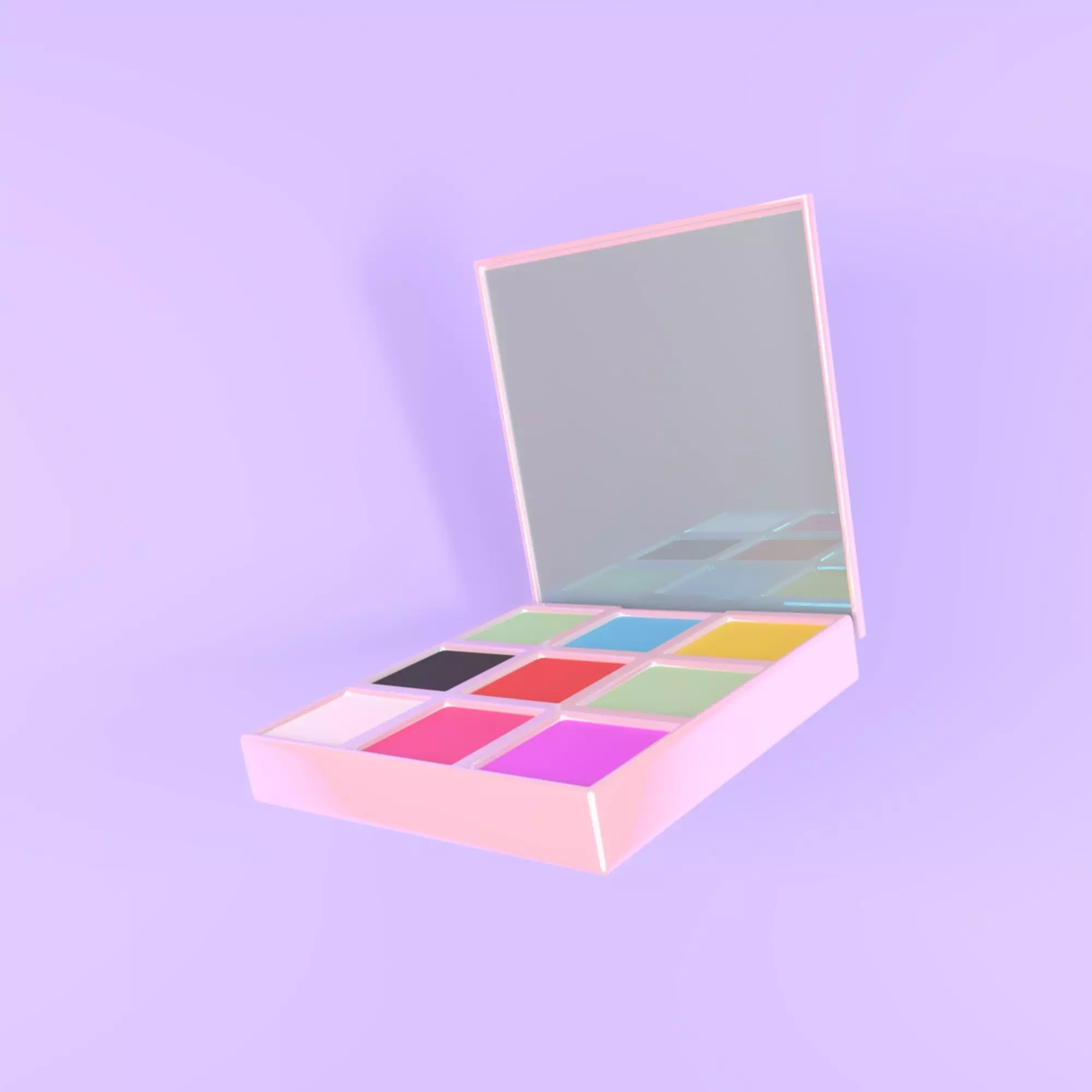Palette Icon 3D model_0