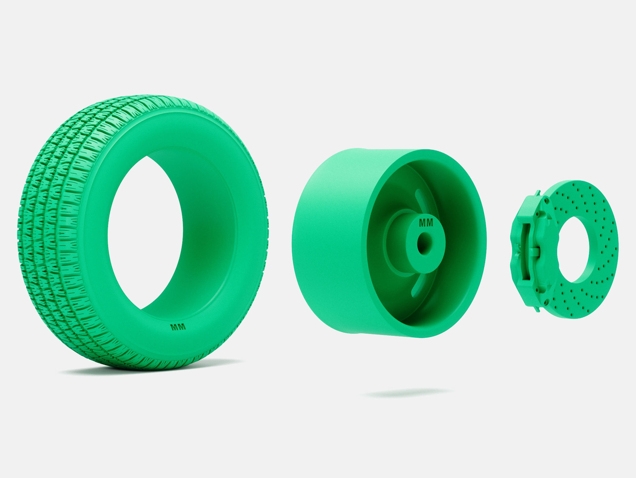 15x8 GM Rallye Wheel BFGoodrich Radial Tire 3D print model_5