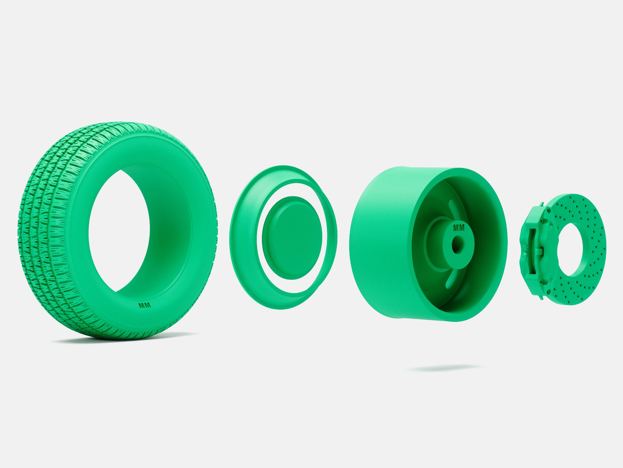 15x8 GM Rallye Wheel BFGoodrich Radial Tire 3D print model_6