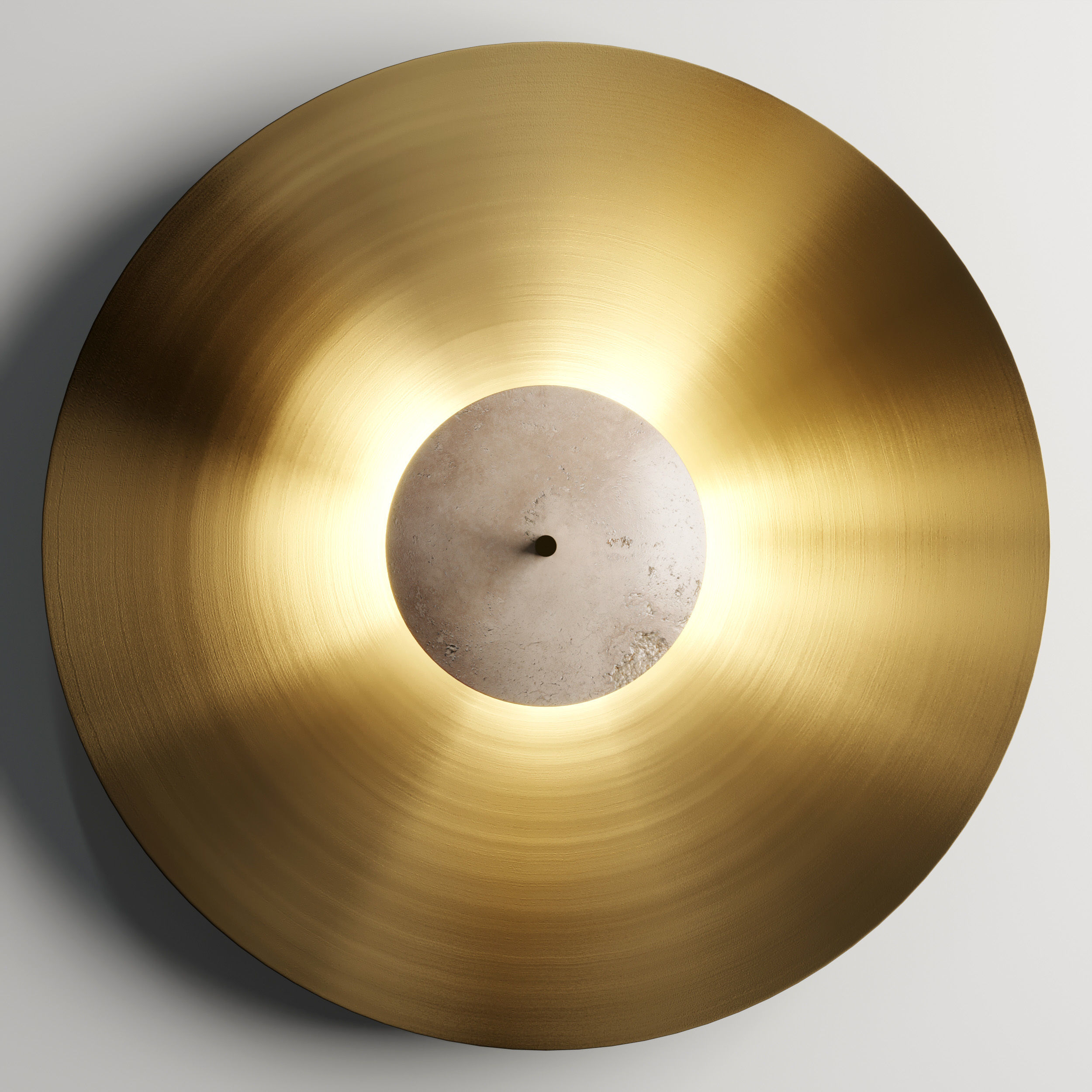 luna wall light Low-poly 3D model_1