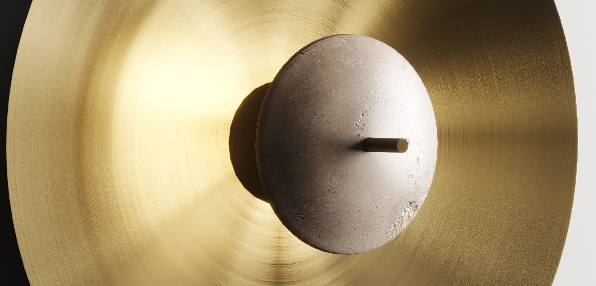 luna wall light Low-poly 3D model_3