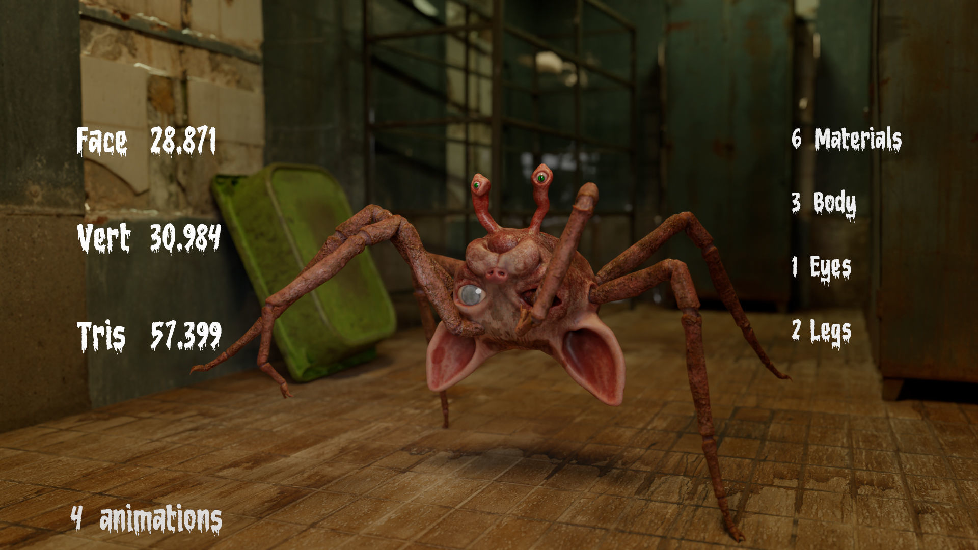 Scary Demon pack 3D Model Collection_12