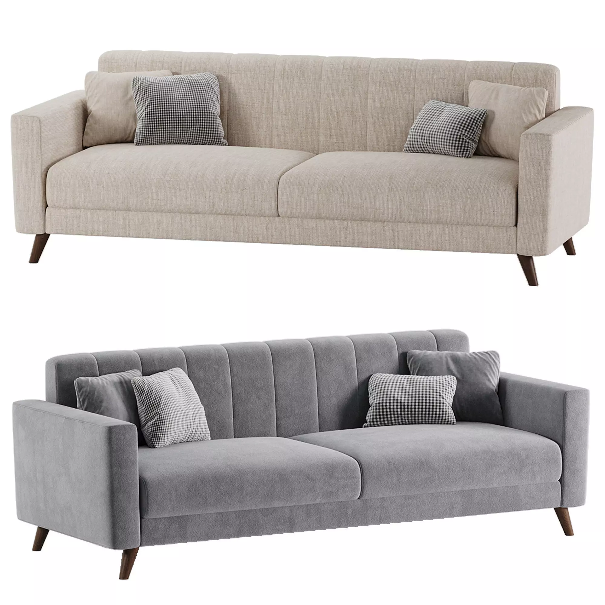 LOFT Triple Storage sofa 3D model_0