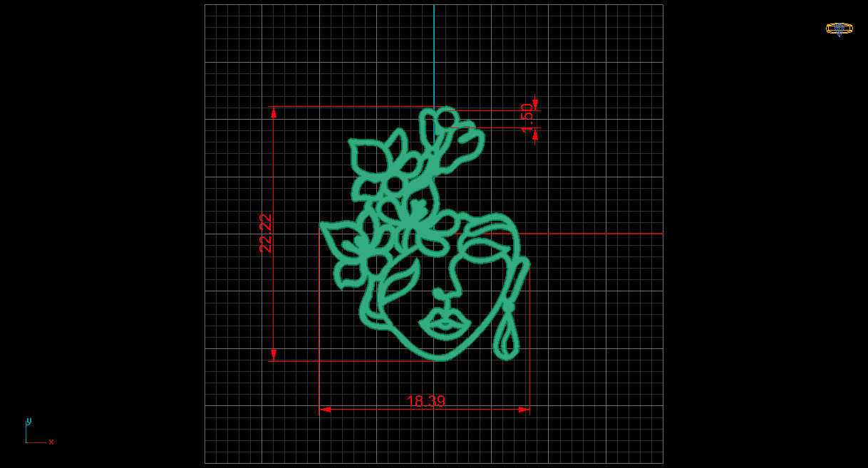 Special 2D design 1 3D print model_4