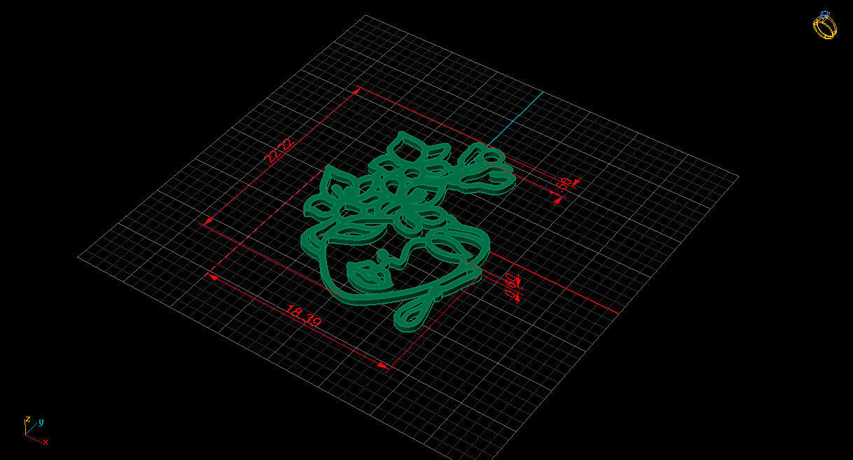 Special 2D design 1 3D print model_6