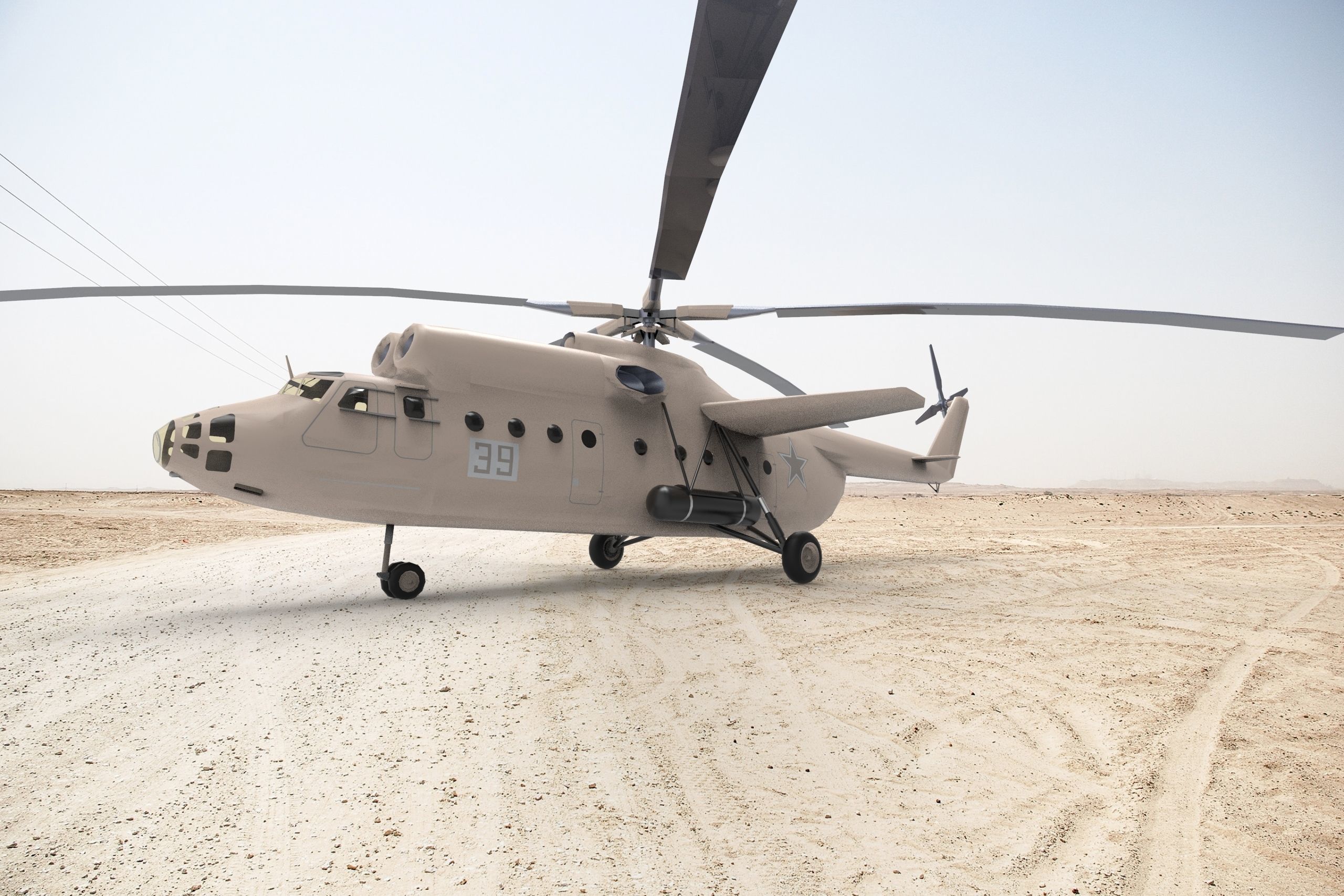 mil mi 6 hook 3D model_4