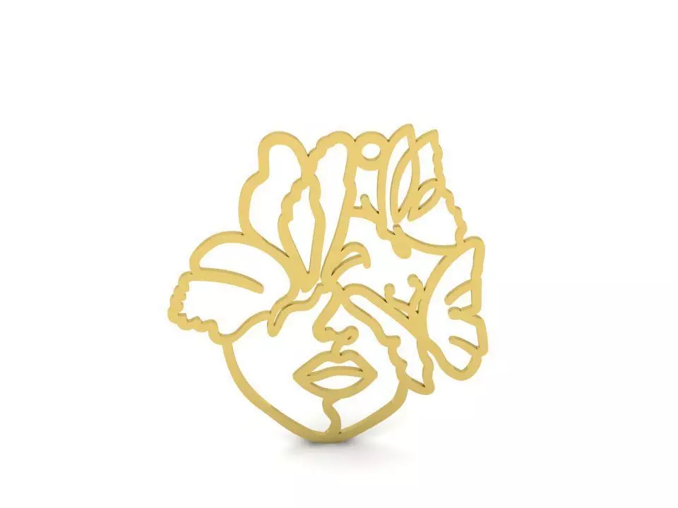 Special 2D design 5 3D print model_0