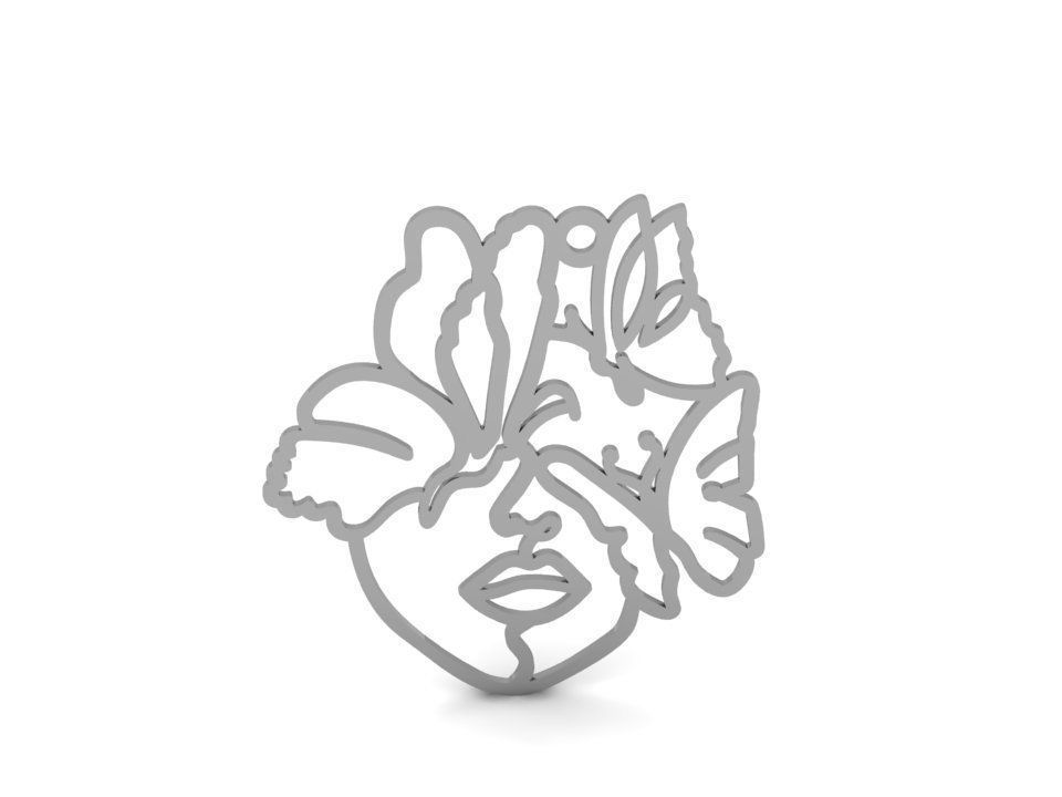 Special 2D design 5 3D print model_2