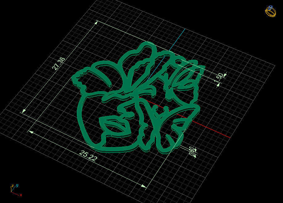 Special 2D design 5 3D print model_6