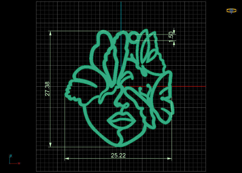 Special 2D design 5 3D print model_4
