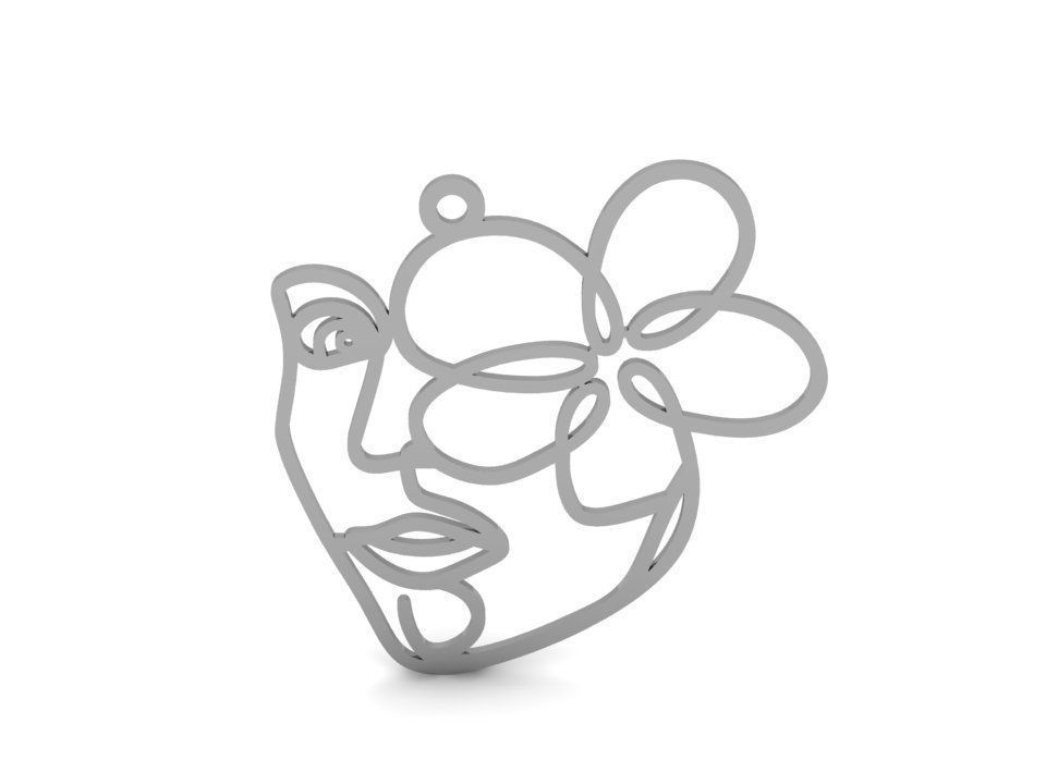 Special 2D design 6 3D print model_2