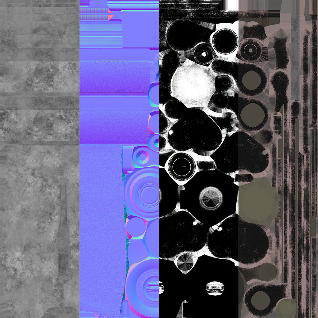 Binoculars Low-poly 3D model_22