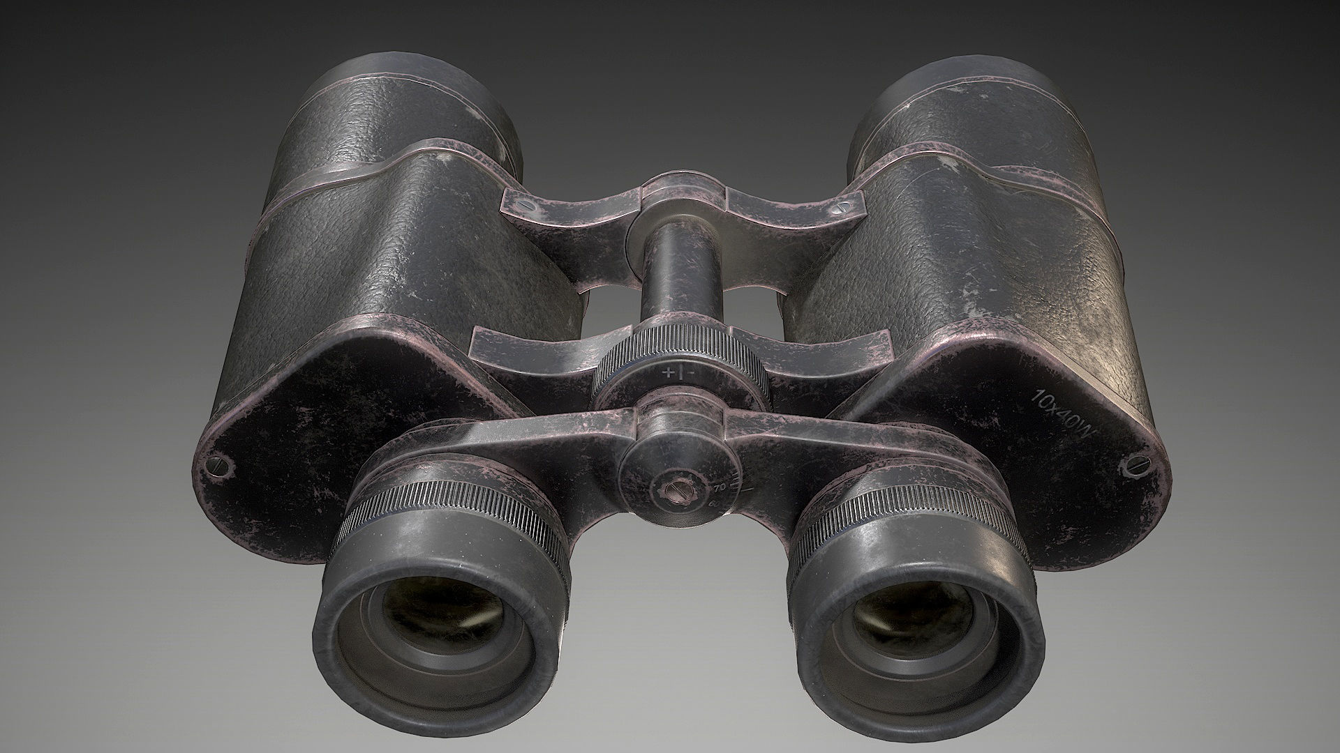 Binoculars Low-poly 3D model_15